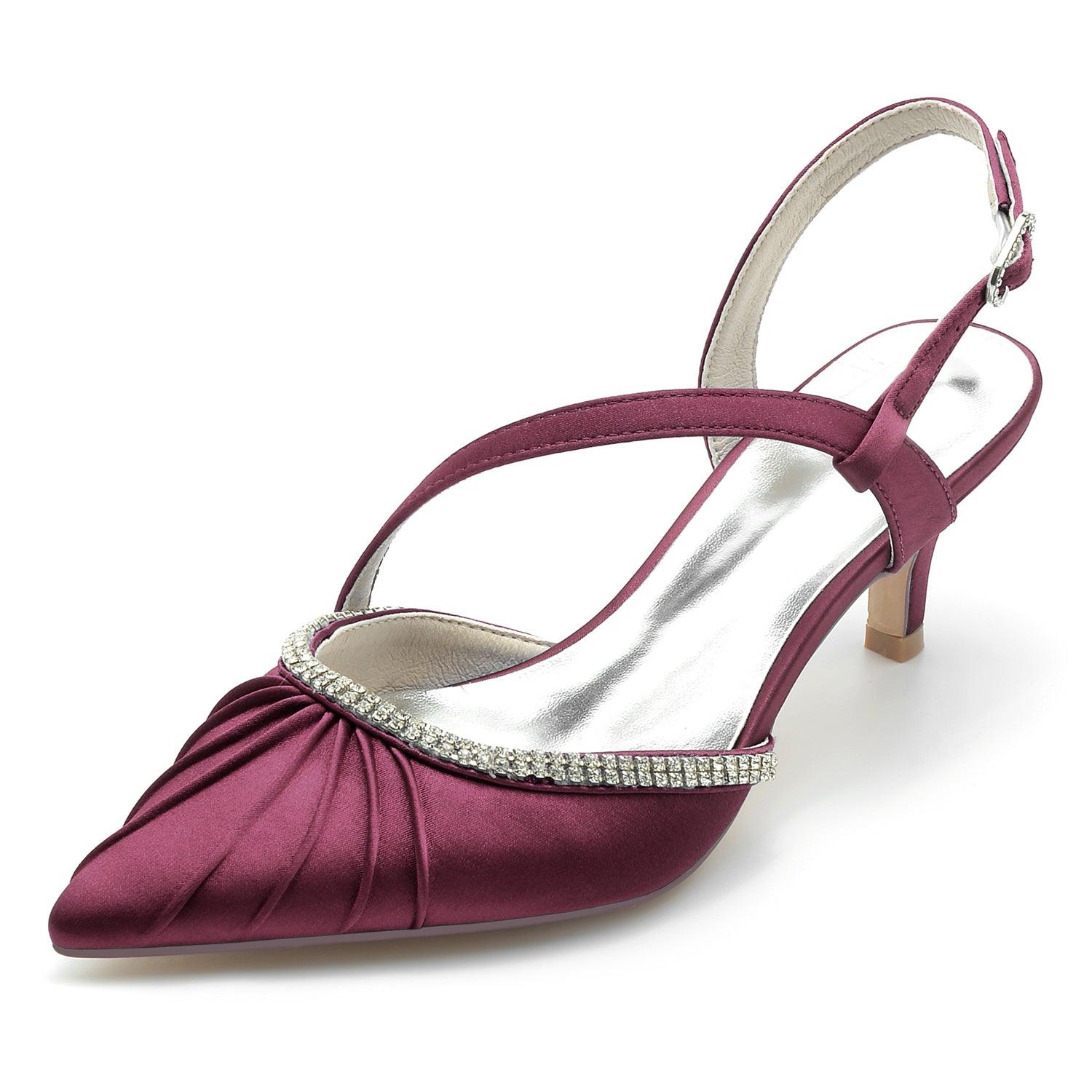Stiletto Heel 6cm Silk-Like Shoes CK0205 - COCOMELODY