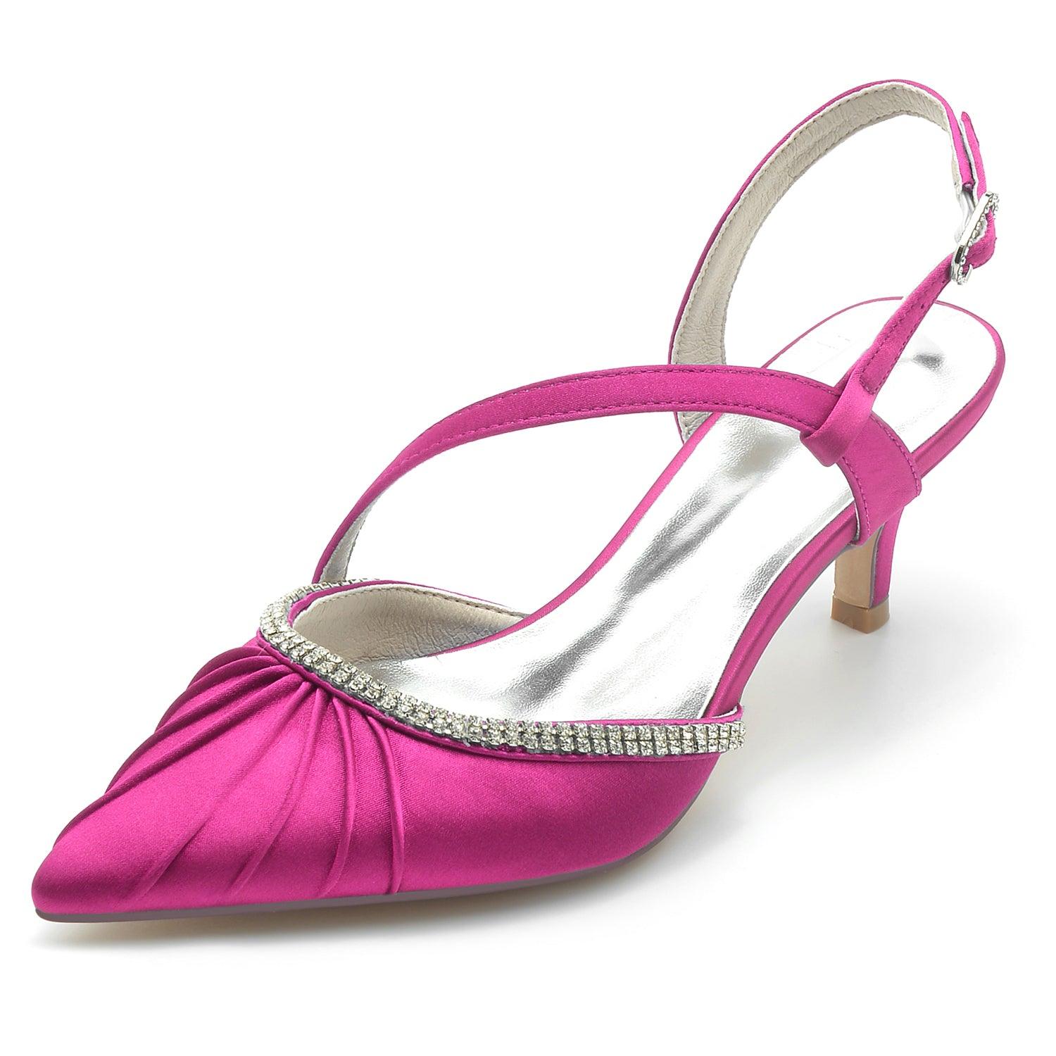 Stiletto Heel 6cm Silk-Like Shoes CK0205 - COCOMELODY