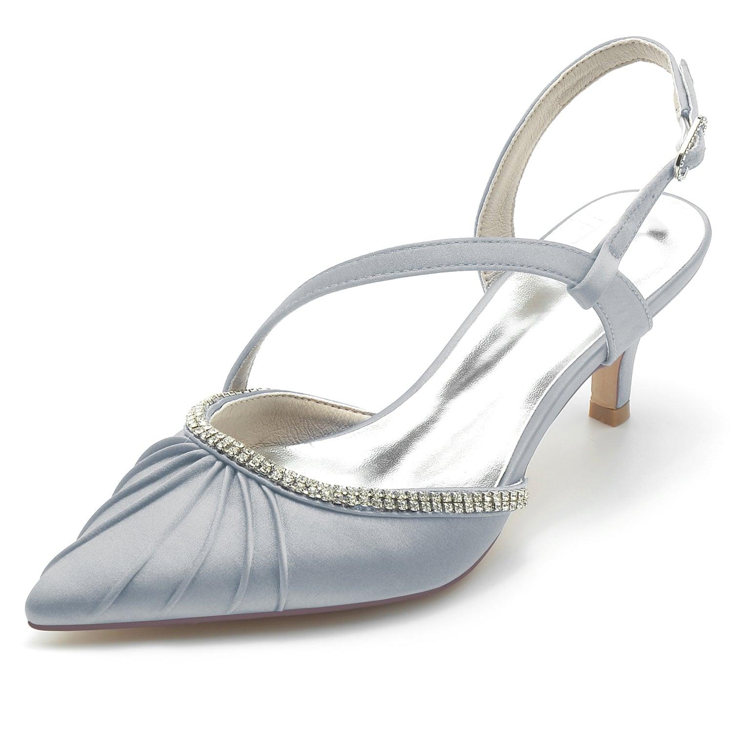 Stiletto Heel 6cm Silk-Like Shoes CK0205 - COCOMELODY
