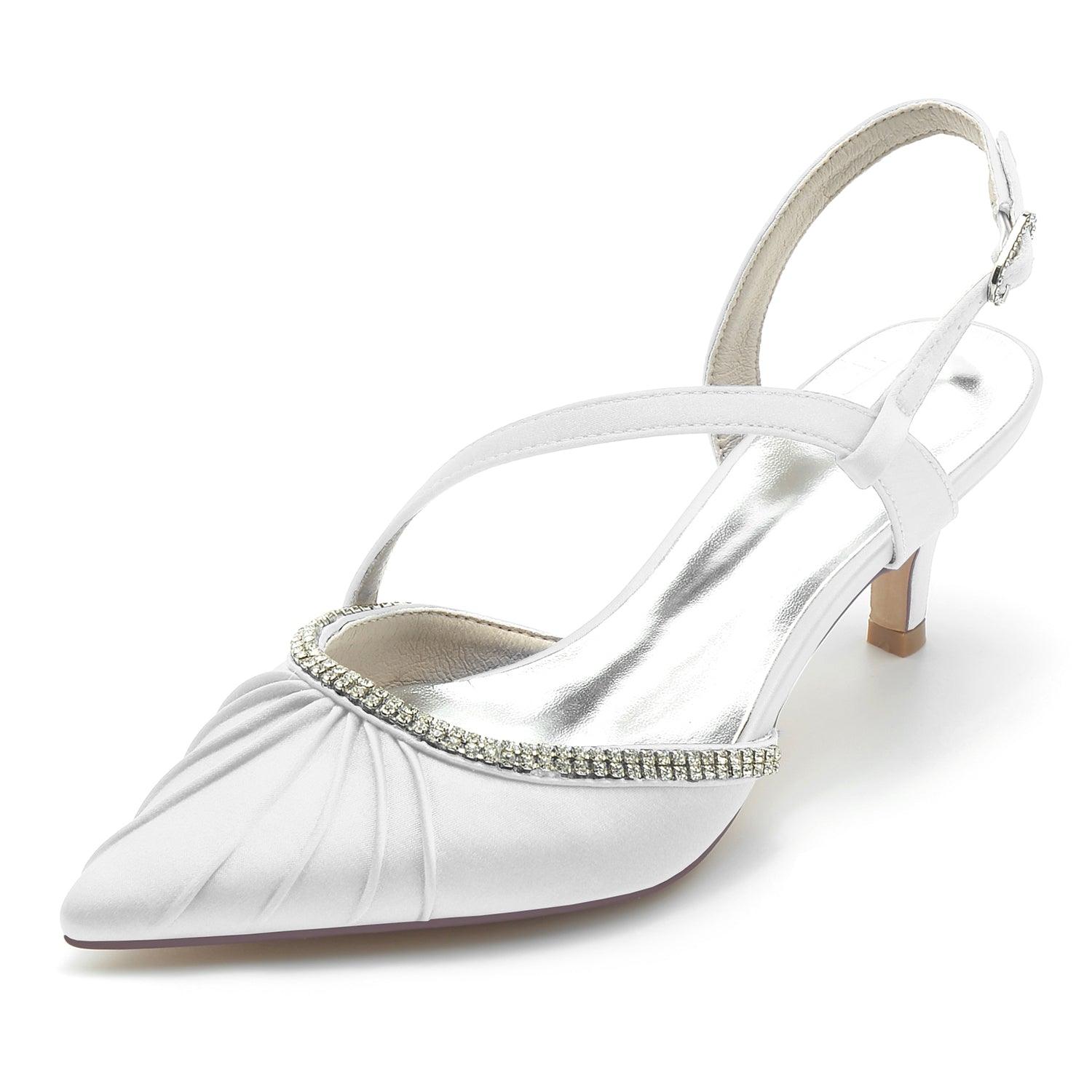 Stiletto Heel 6cm Silk-Like Shoes CK0205 - COCOMELODY
