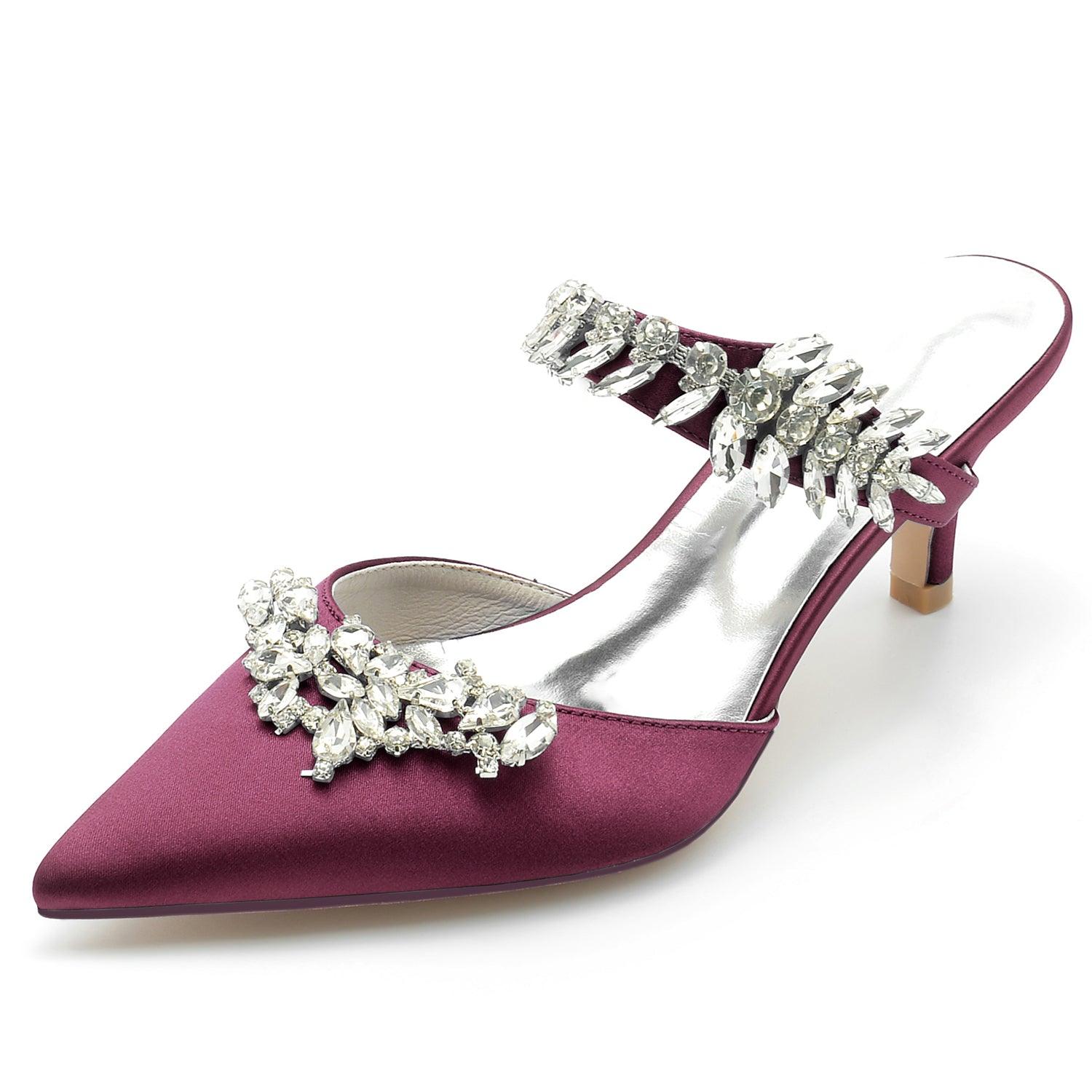 Stiletto Heel 6cm Silk-Like Shoes CK0206 - COCOMELODY