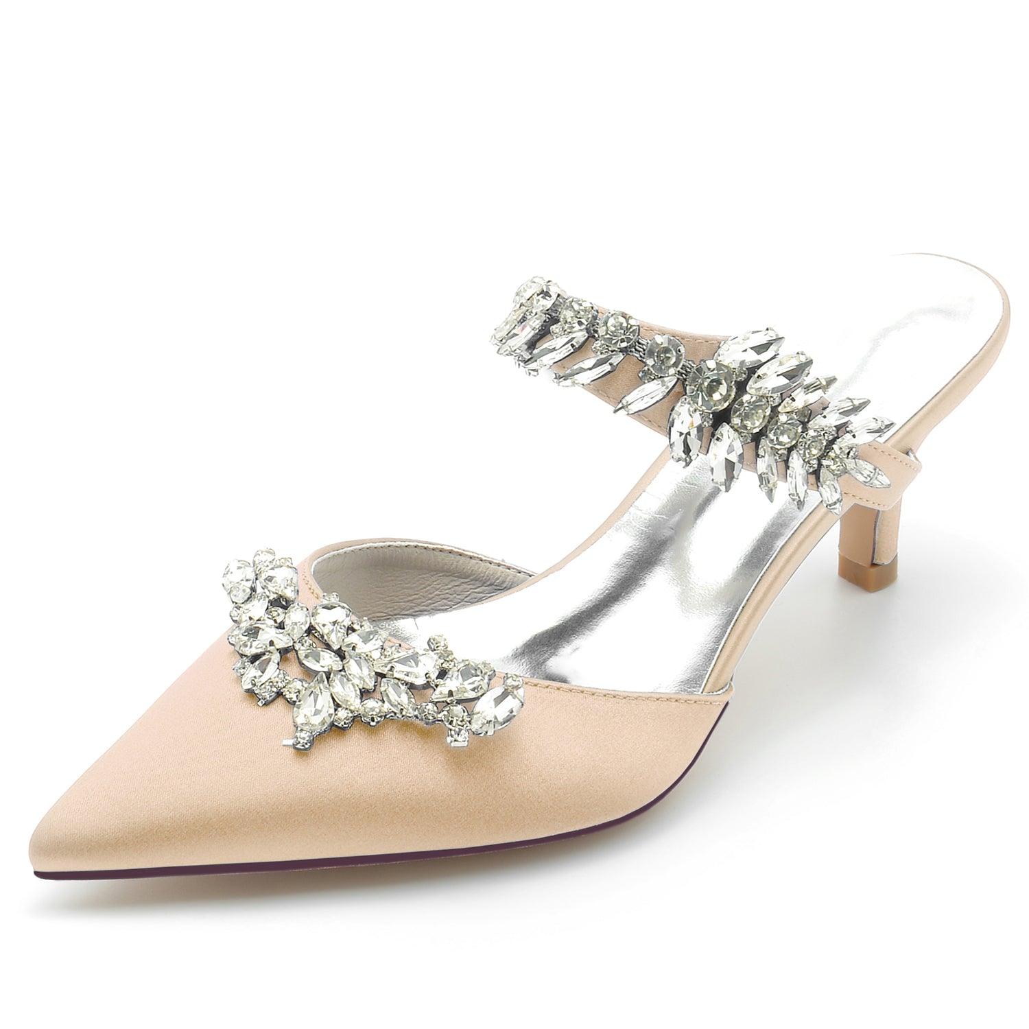 Stiletto Heel 6cm Silk-Like Shoes CK0206 - COCOMELODY