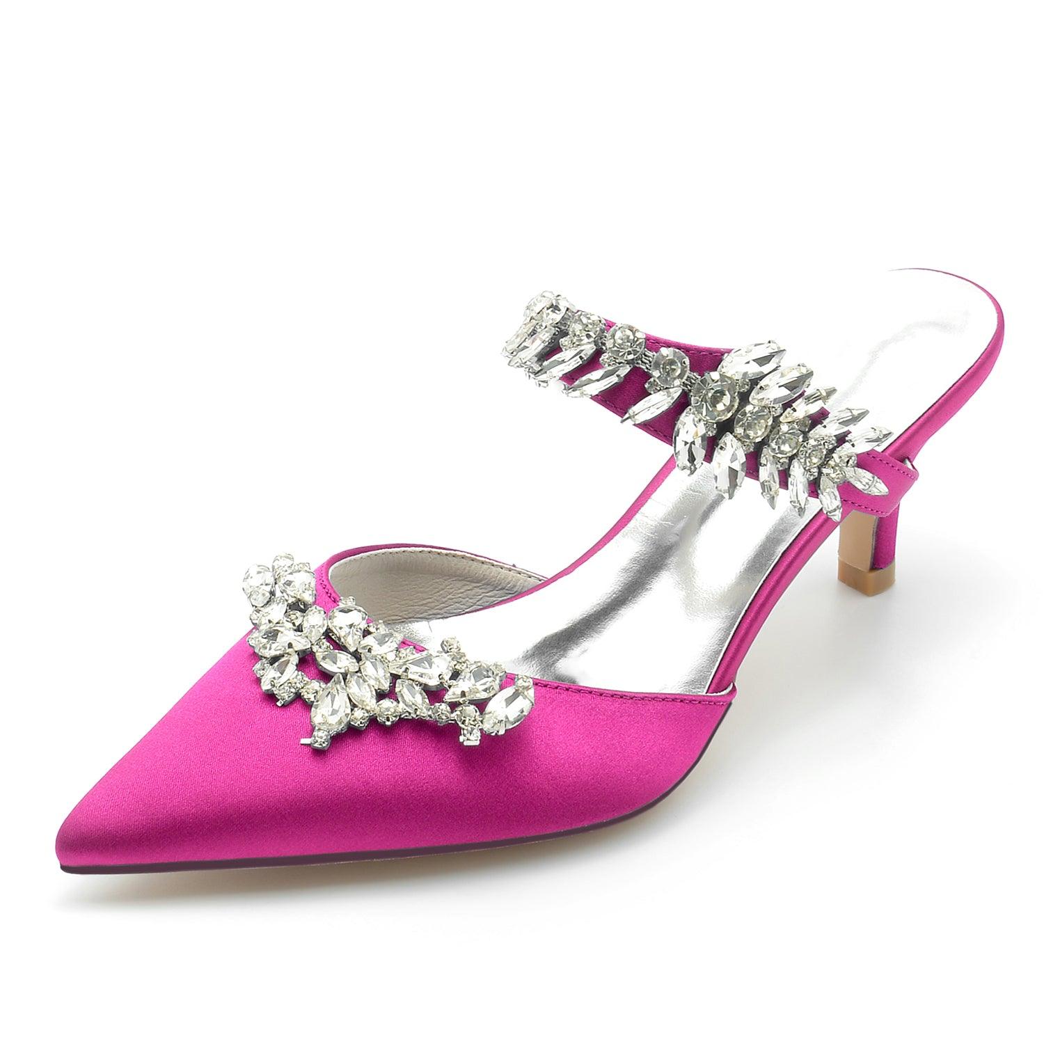 Stiletto Heel 6cm Silk-Like Shoes CK0206 - COCOMELODY