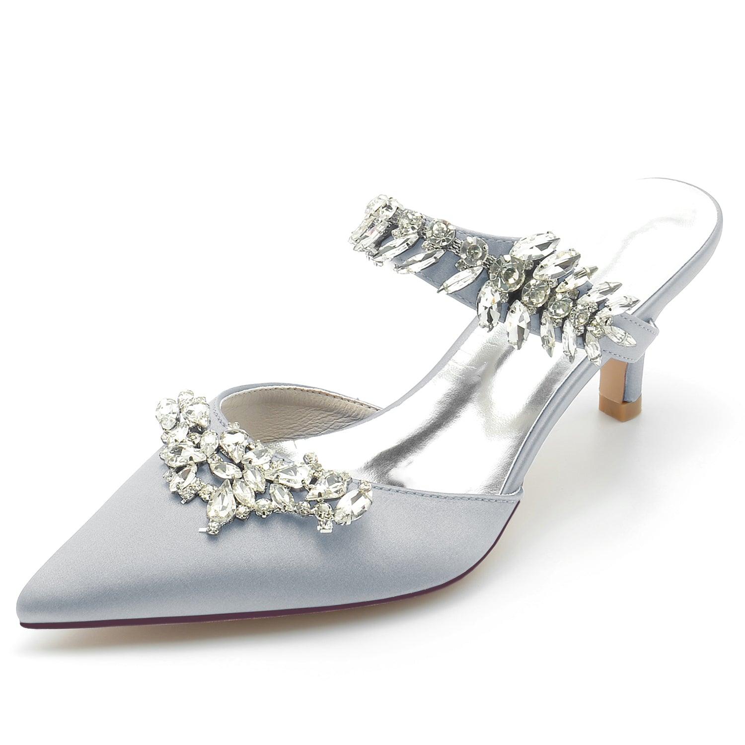 Stiletto Heel 6cm Silk-Like Shoes CK0206 - COCOMELODY