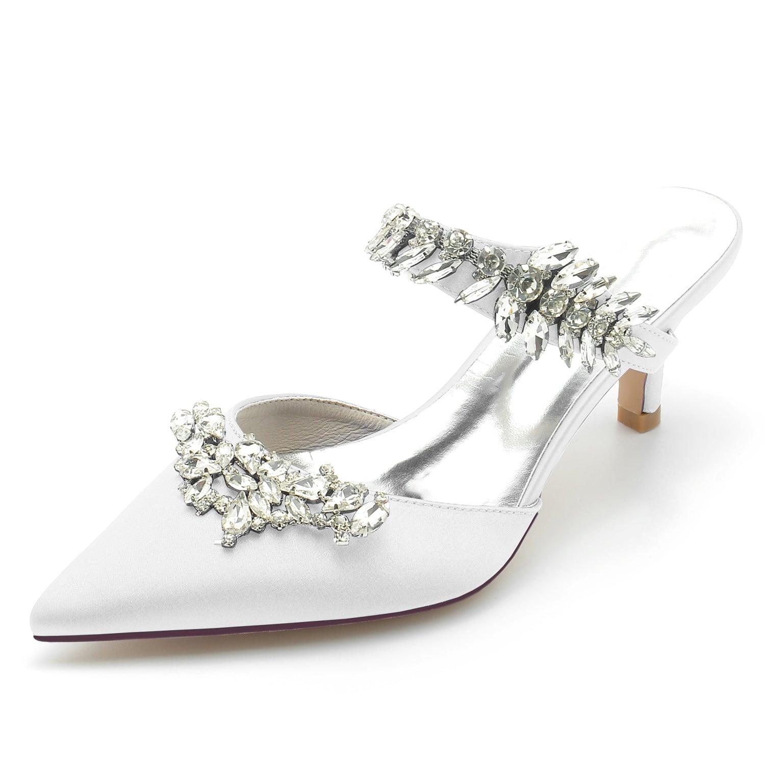 Stiletto Heel 6cm Silk-Like Shoes CK0206 - COCOMELODY