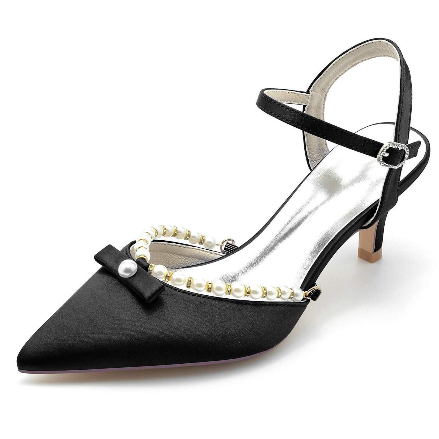 Stiletto Heel 6cm Silk-Like Shoes CK0207 - COCOMELODY