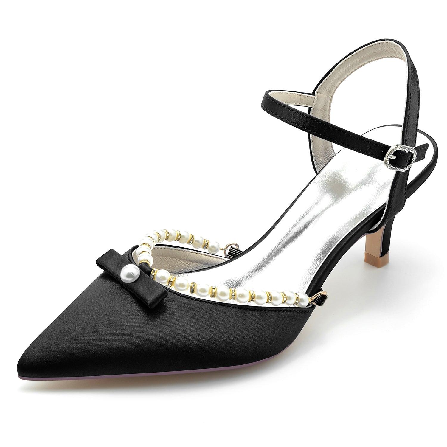 Stiletto Heel 6cm Silk-Like Shoes CK0207 - COCOMELODY