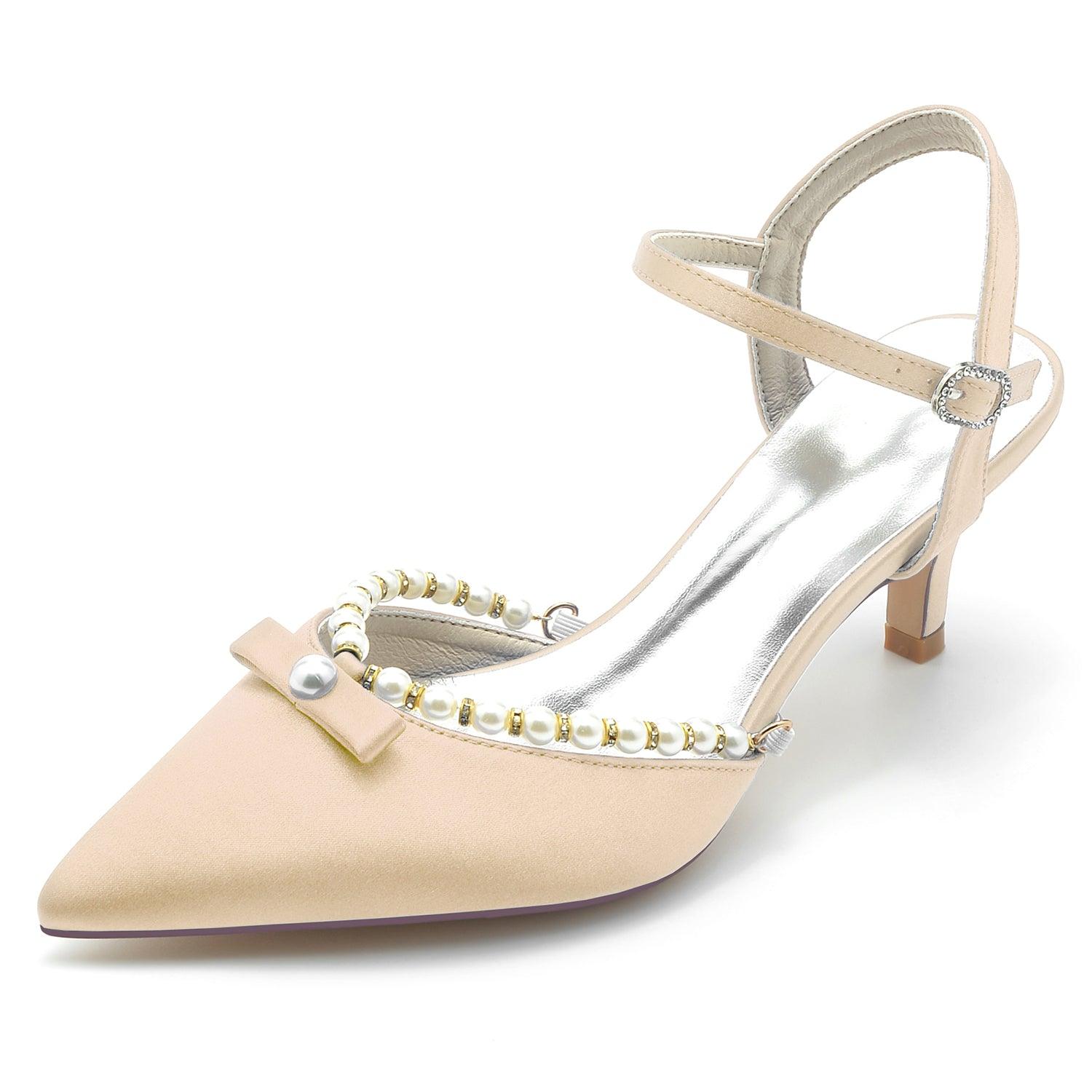 Stiletto Heel 6cm Silk-Like Shoes CK0207 - COCOMELODY