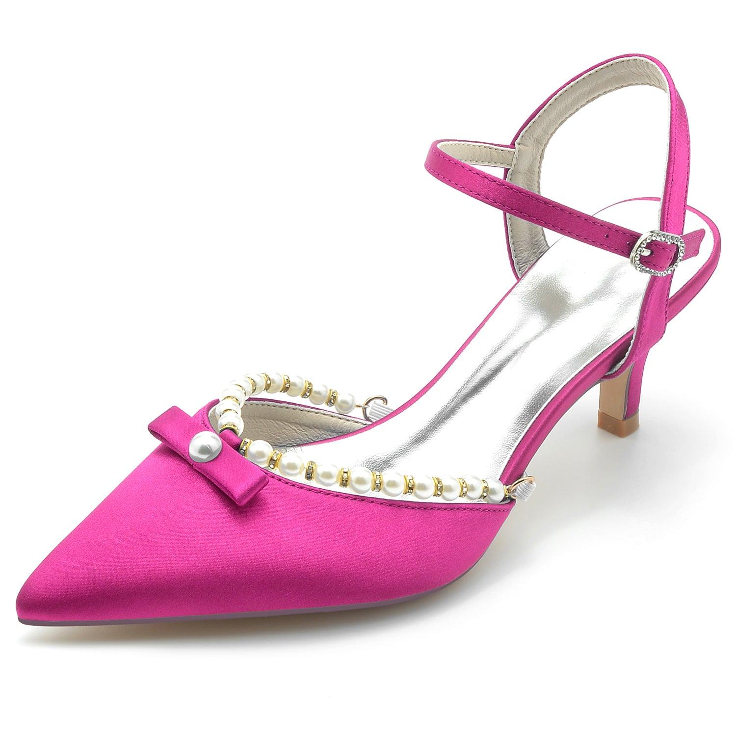 Stiletto Heel 6cm Silk-Like Shoes CK0207 - COCOMELODY
