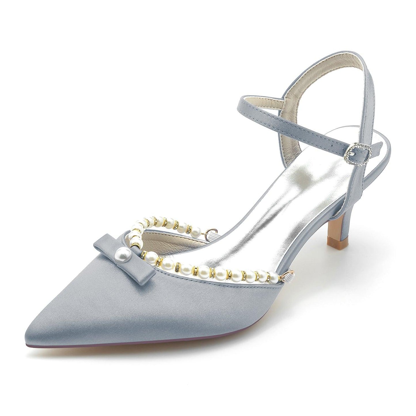 Stiletto Heel 6cm Silk-Like Shoes CK0207 - COCOMELODY