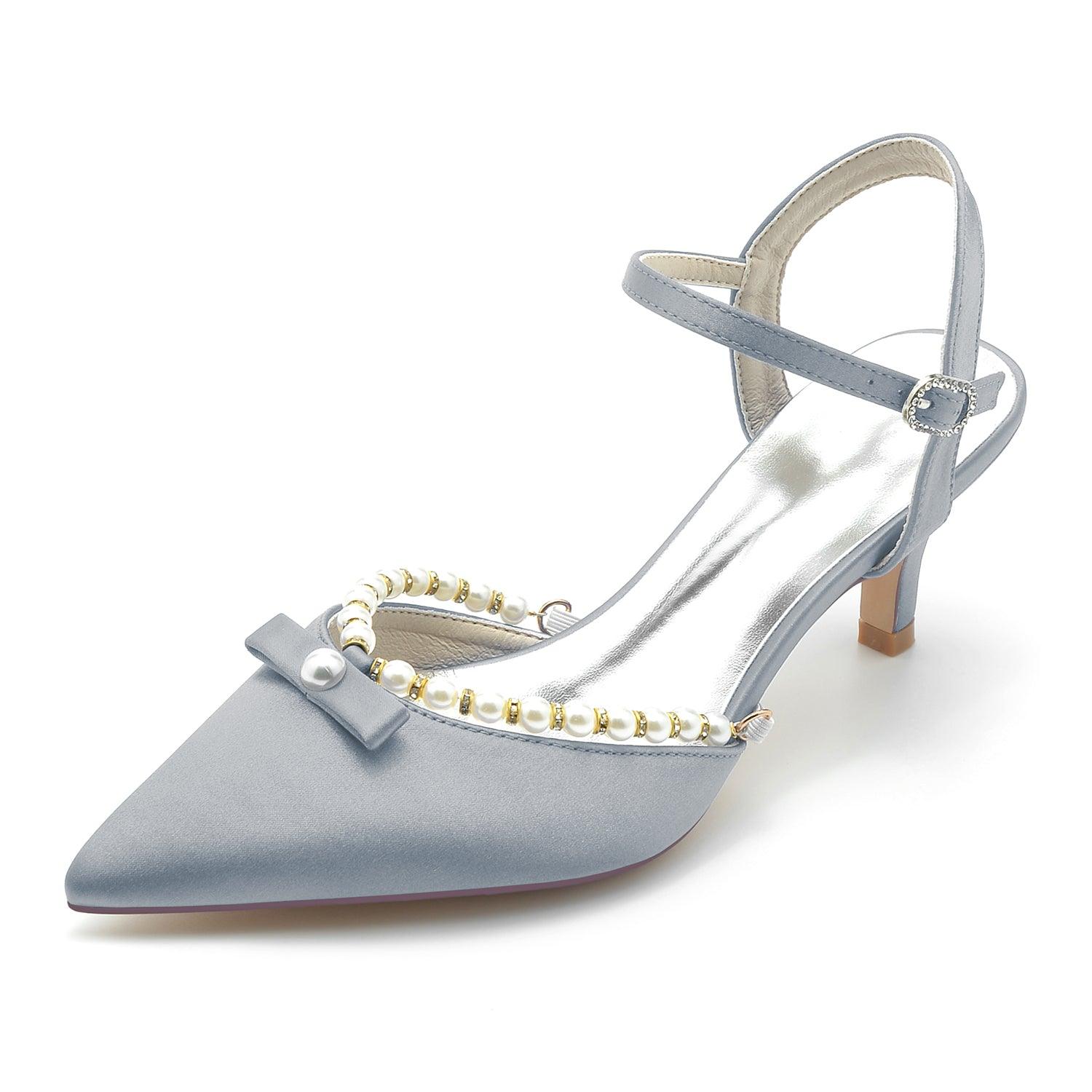 Stiletto Heel 6cm Silk-Like Shoes CK0207 - COCOMELODY