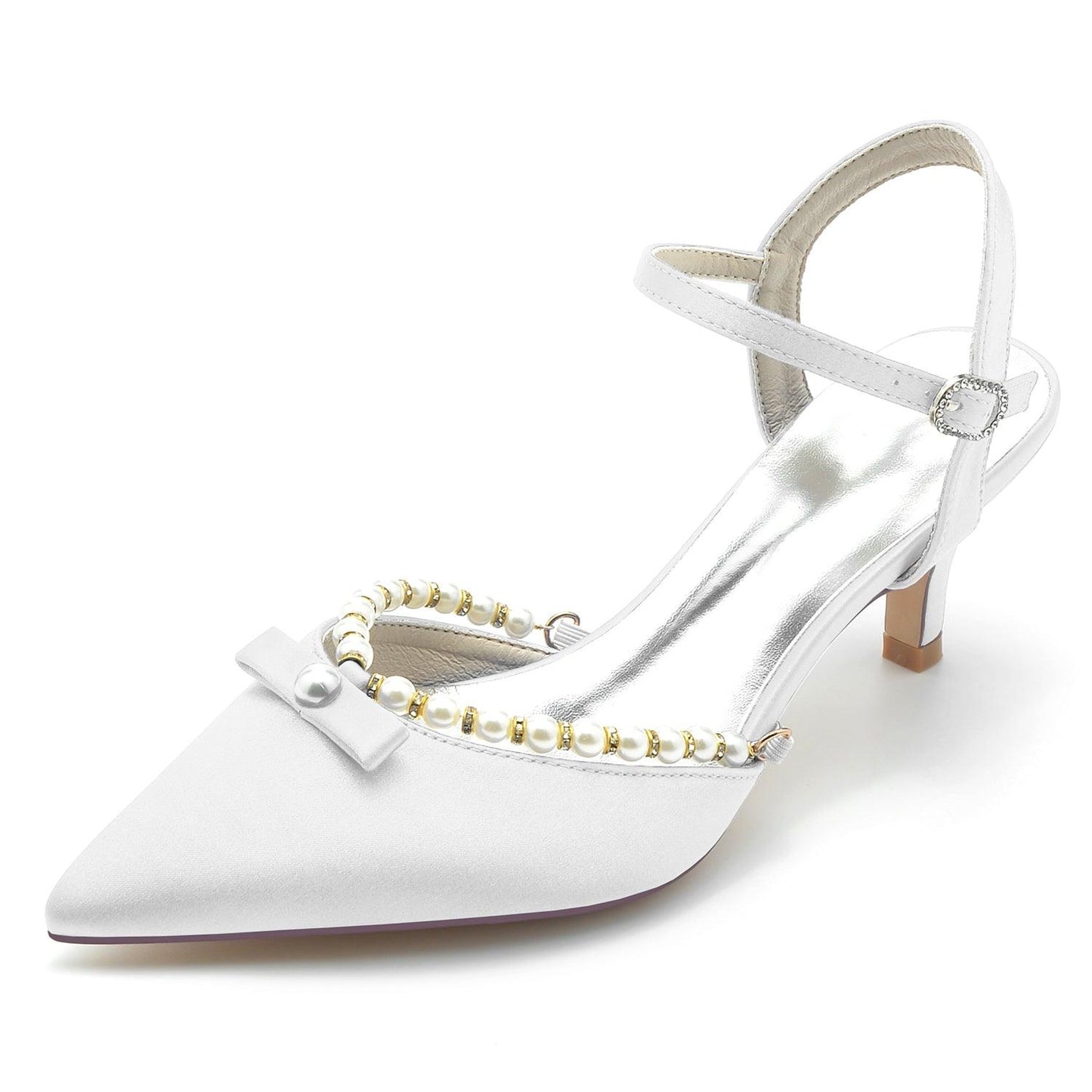 Stiletto Heel 6cm Silk-Like Shoes CK0207 - COCOMELODY