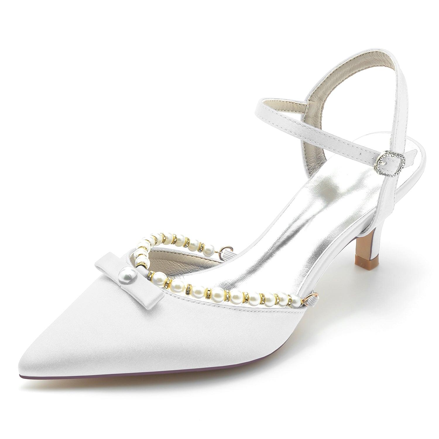 Stiletto Heel 6cm Silk-Like Shoes CK0207 - COCOMELODY
