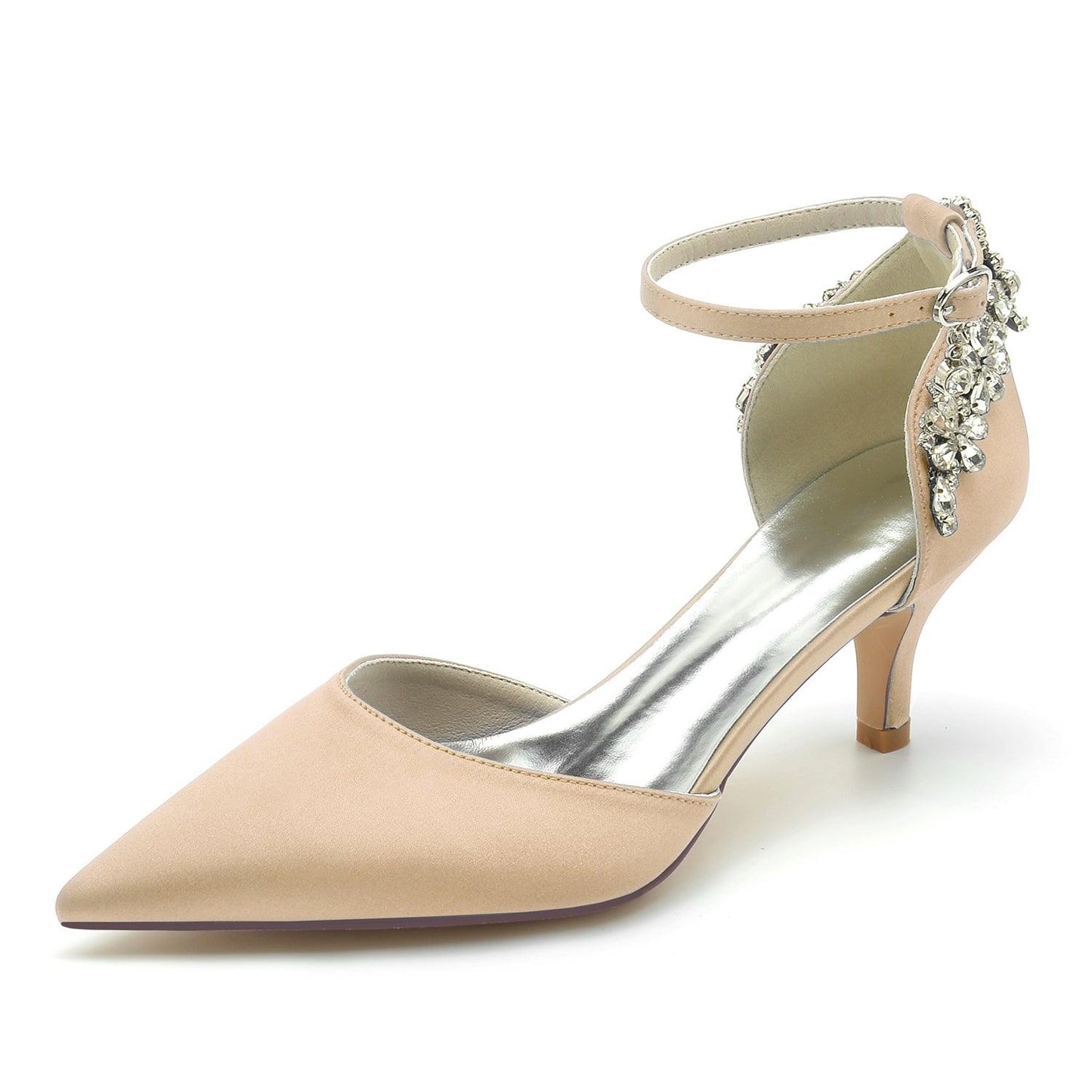Stiletto Heel 6cm Silk-Like Shoes CK0209 - COCOMELODY