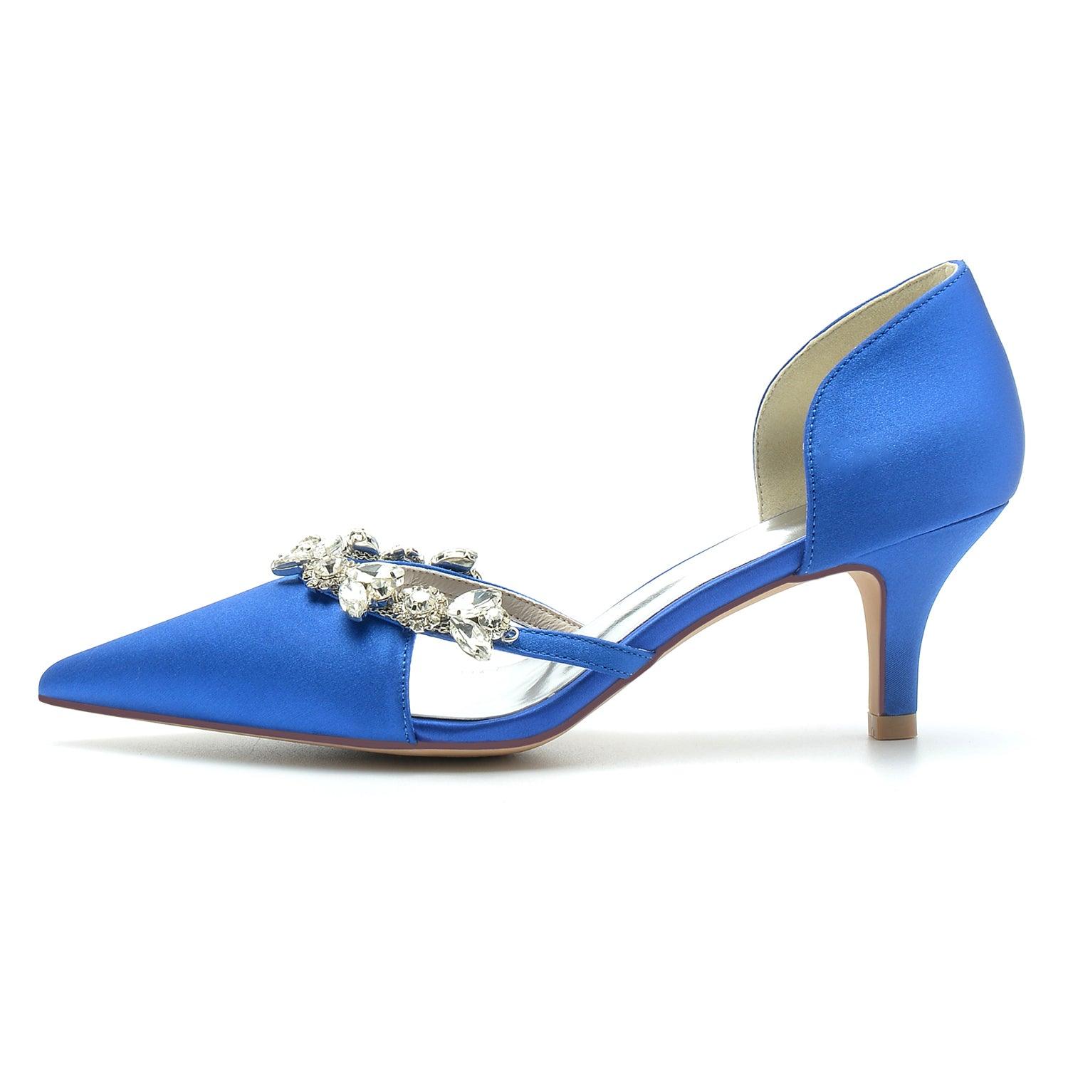 Stiletto Heel 6cm Silk-Like Shoes CK0210 - COCOMELODY