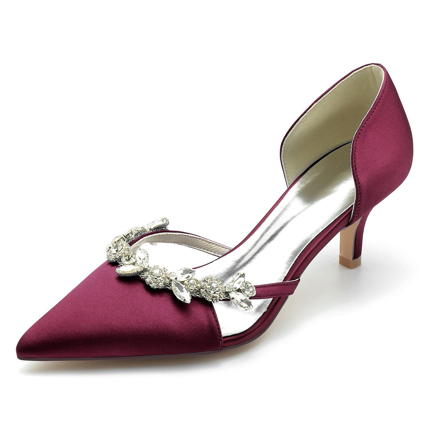 Stiletto Heel 6cm Silk-Like Shoes CK0210 - COCOMELODY