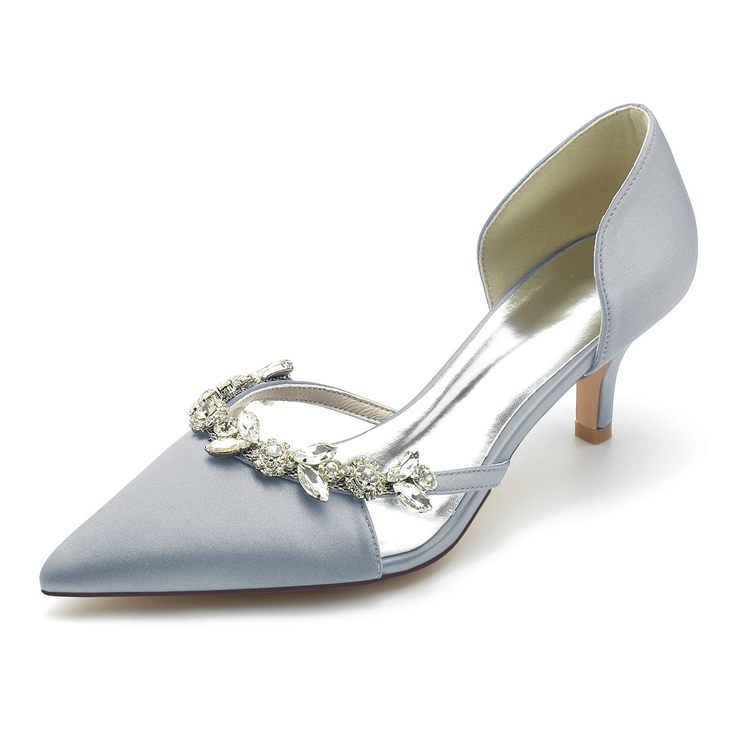 Stiletto Heel 6cm Silk-Like Shoes CK0210 - COCOMELODY
