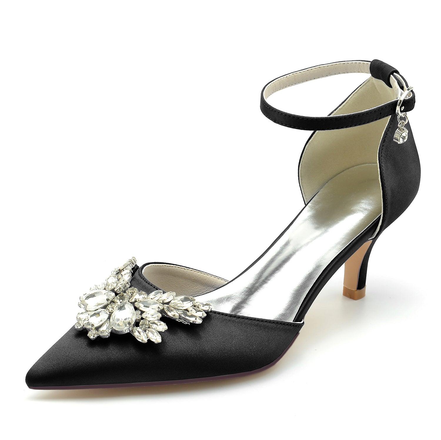 Stiletto Heel 6cm Silk-Like Shoes CK0211 - COCOMELODY