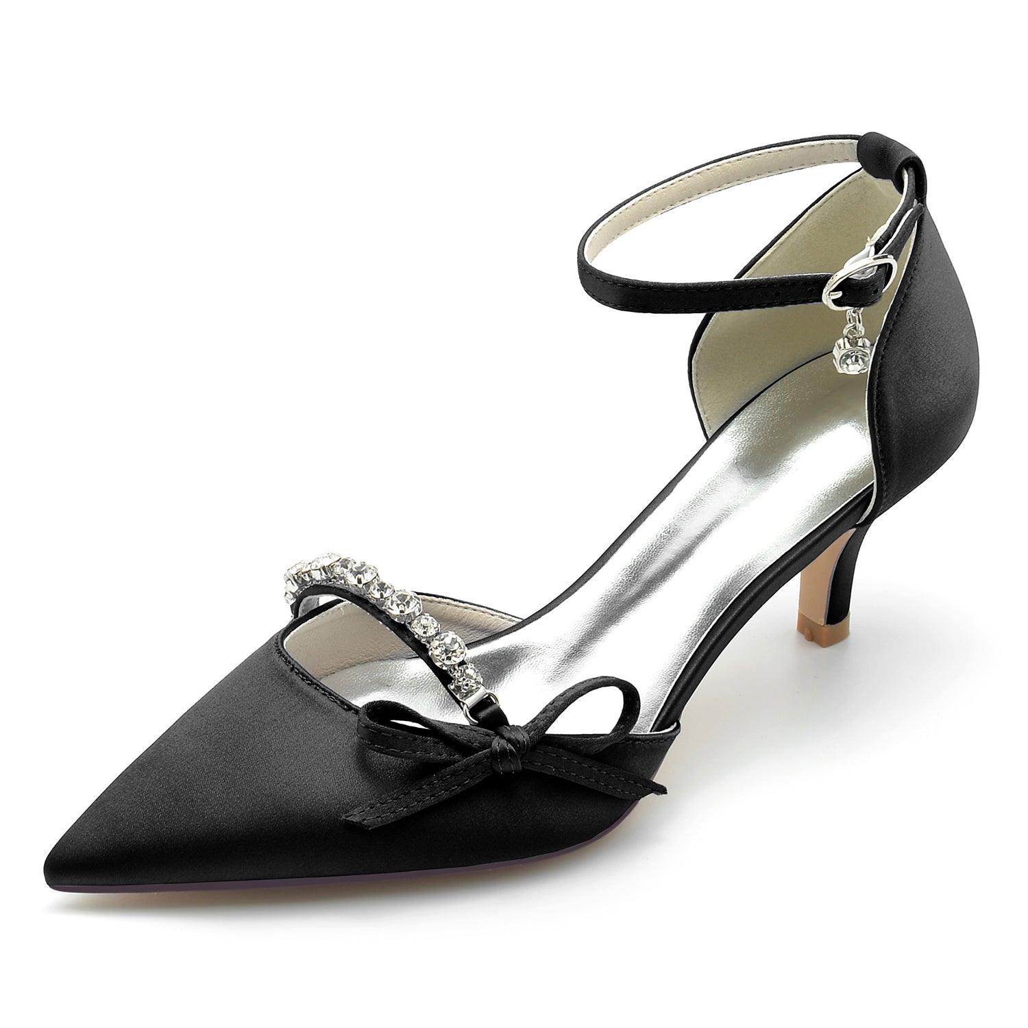 Stiletto Heel 6cm Silk-Like Shoes CK0213 - COCOMELODY