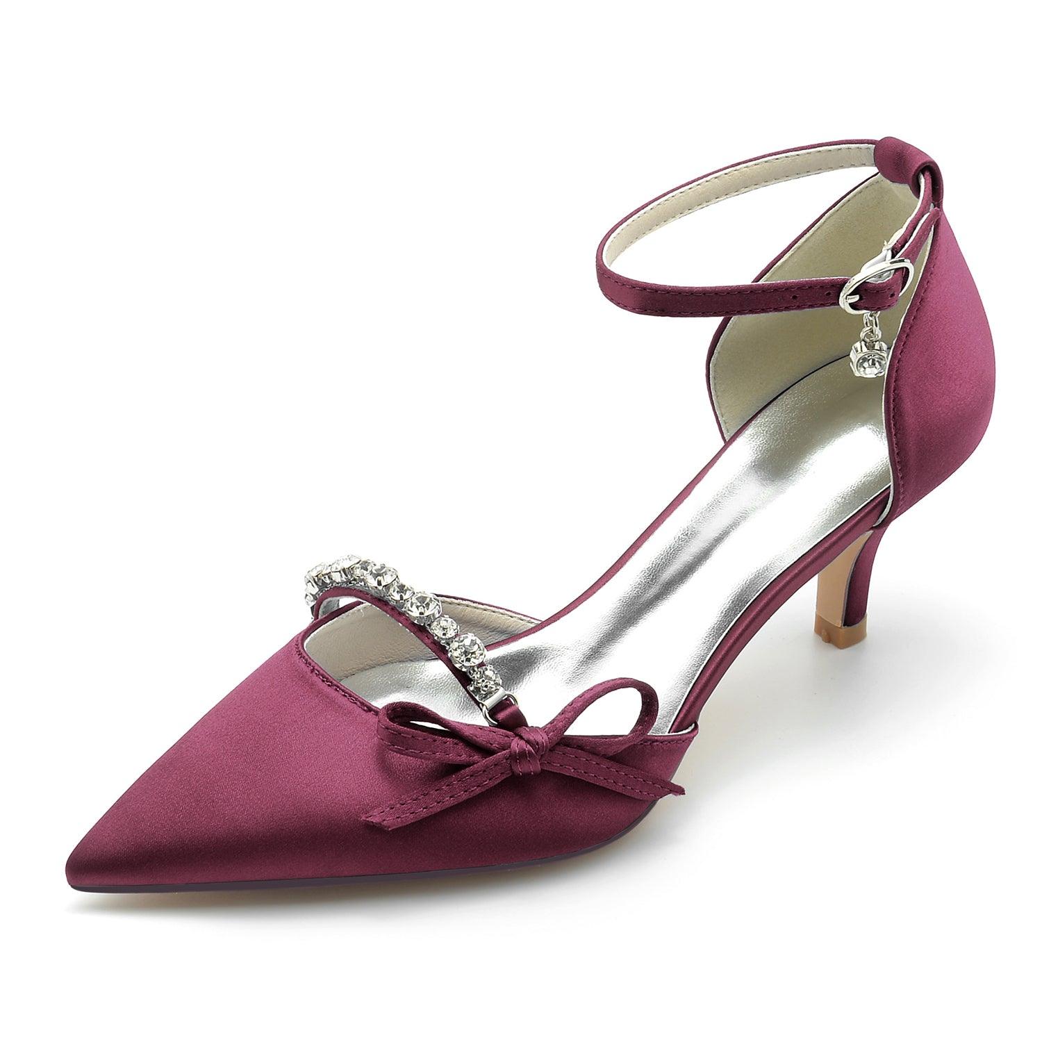 Stiletto Heel 6cm Silk-Like Shoes CK0213 - COCOMELODY