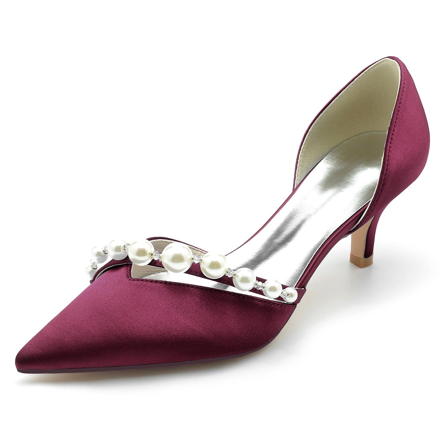 Stiletto Heel 6cm Silk-Like Shoes CK0214 - COCOMELODY
