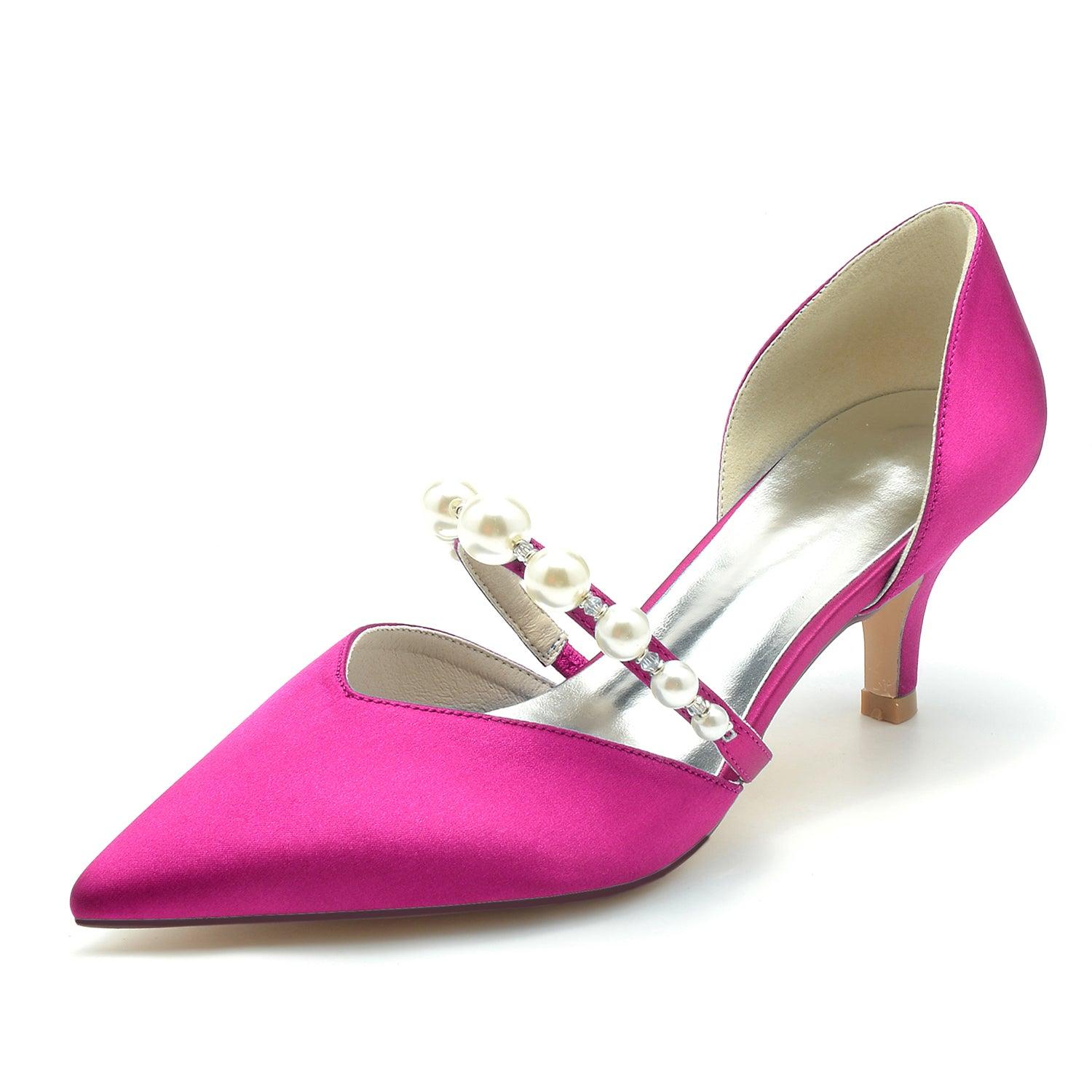 Stiletto Heel 6cm Silk-Like Shoes CK0215 - COCOMELODY