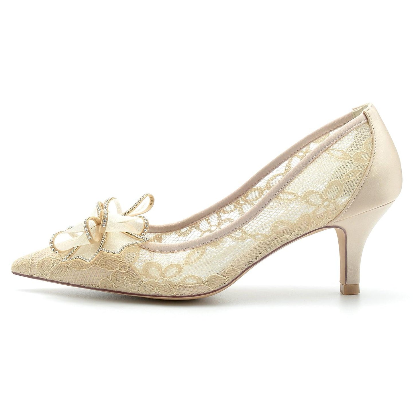 Stiletto Heel 6cm Lace Shoes CK0216 - COCOMELODY