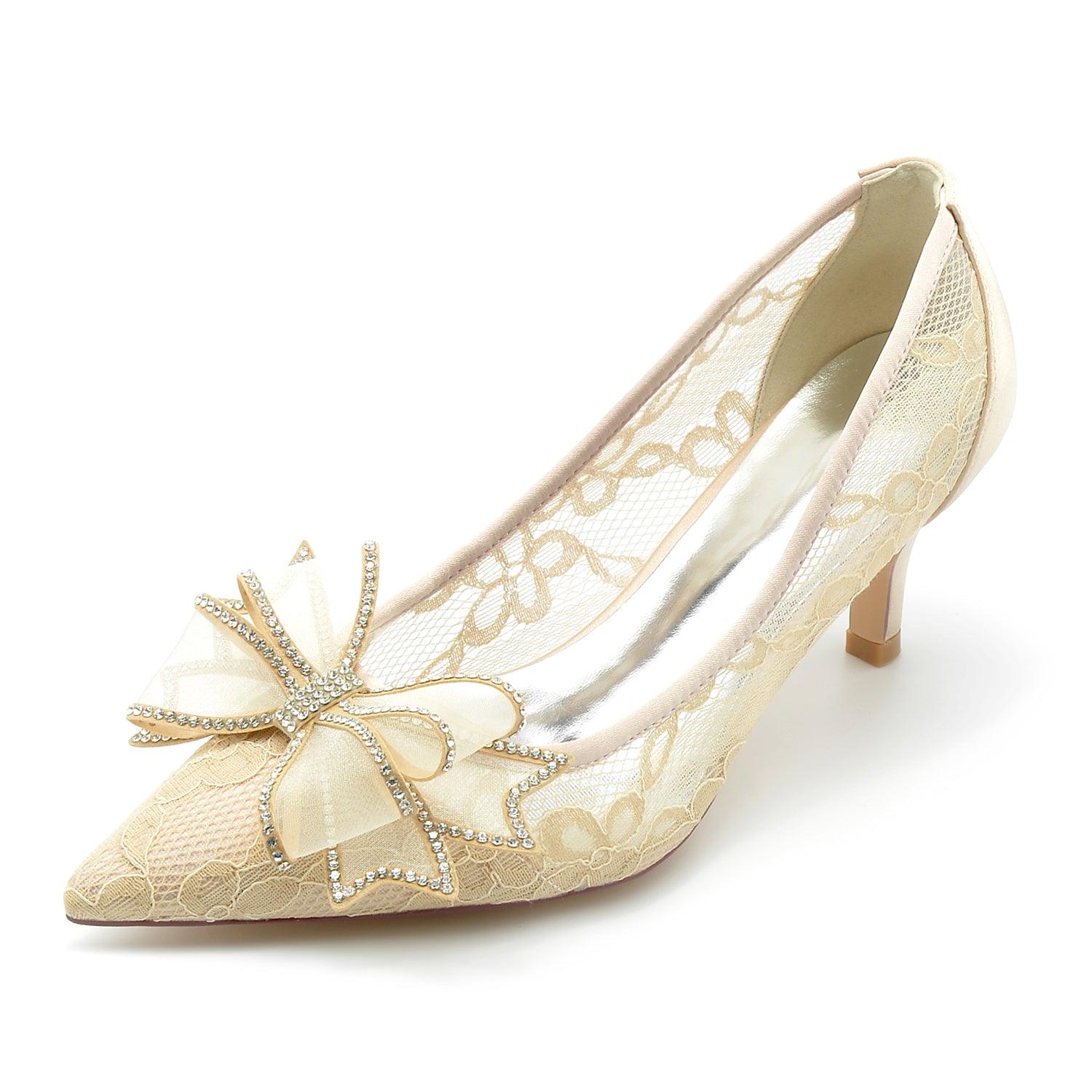 Stiletto Heel 6cm Lace Shoes CK0216 - COCOMELODY