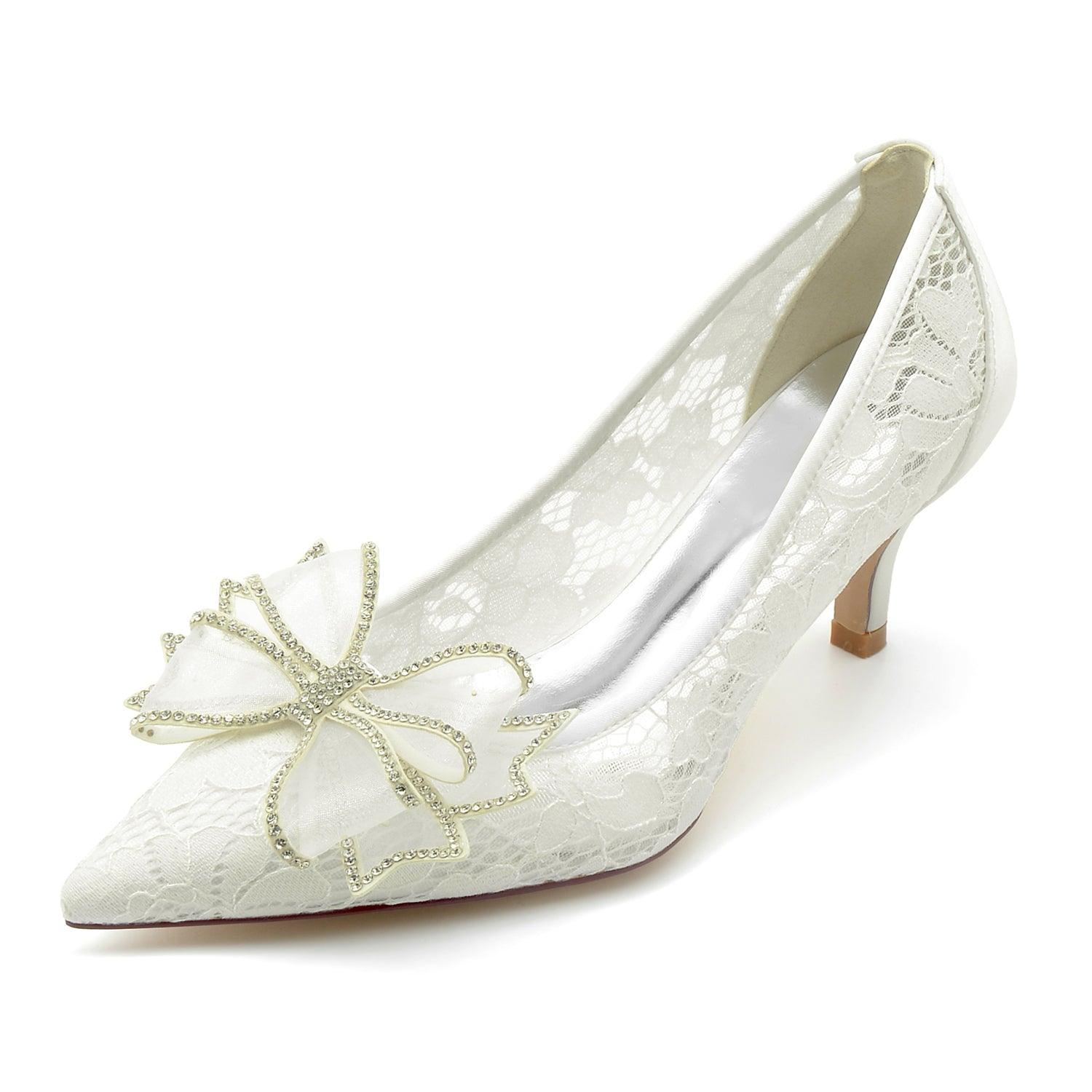 Stiletto Heel 6cm Lace Shoes CK0216 - COCOMELODY