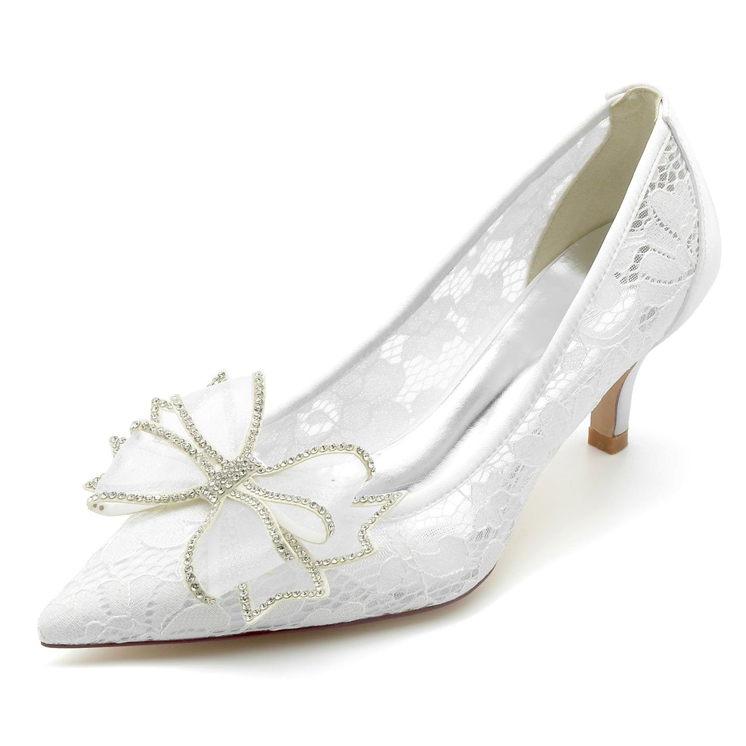 Stiletto Heel 6cm Lace Shoes CK0216 - COCOMELODY