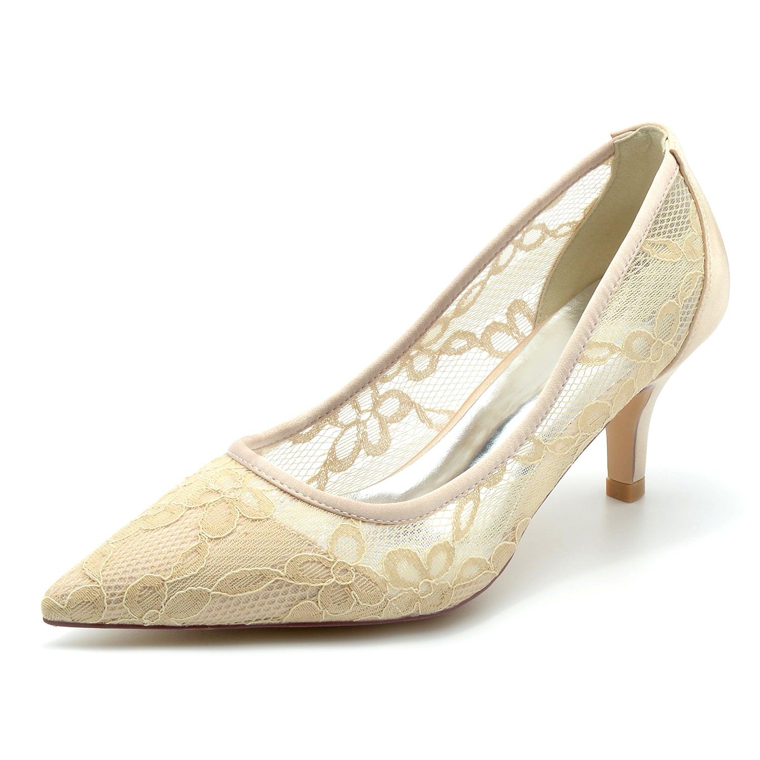 Stiletto Heel 6cm Lace Shoes CK0217 - COCOMELODY