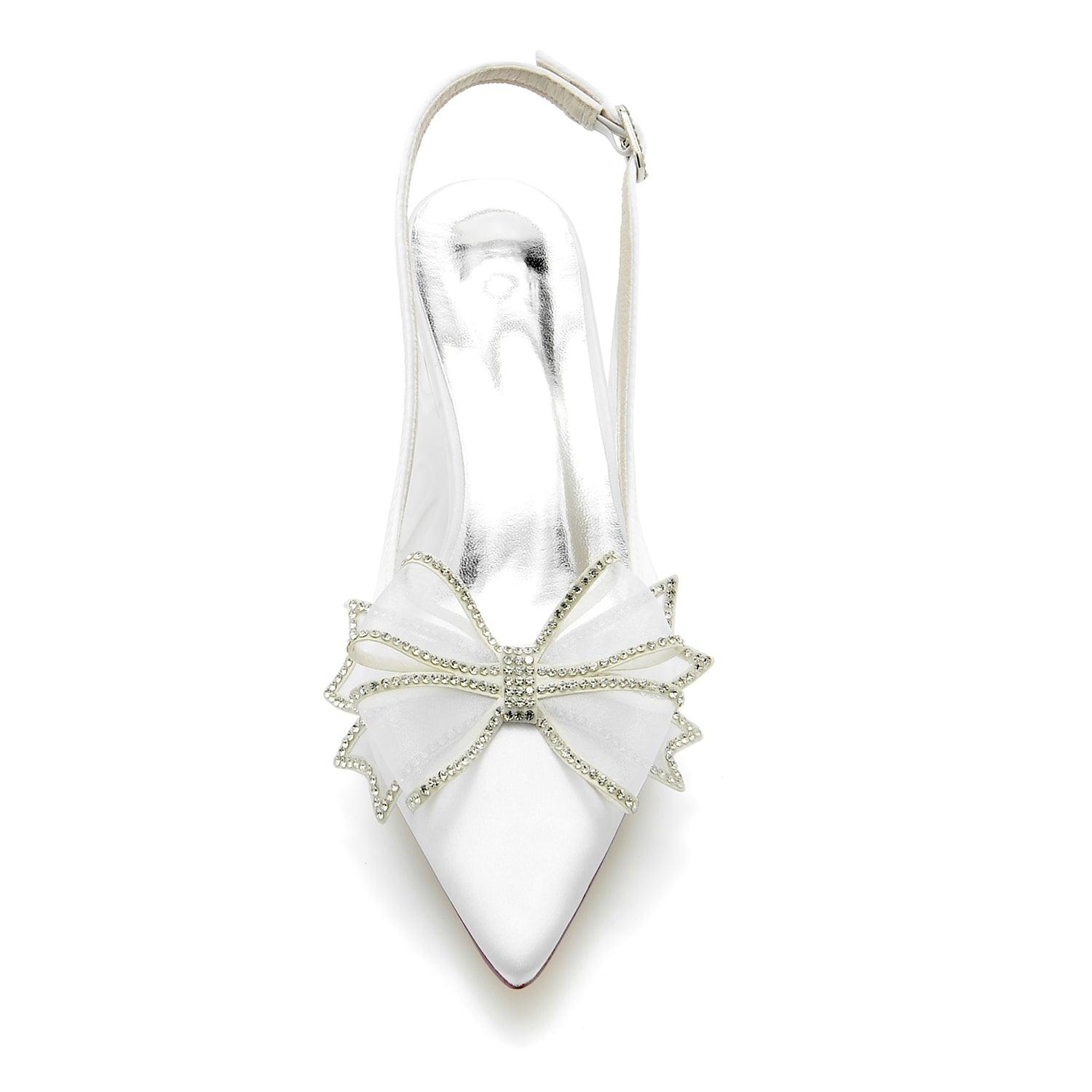 Stiletto Heel 6cm Silk-Like Shoes CK0218 - COCOMELODY
