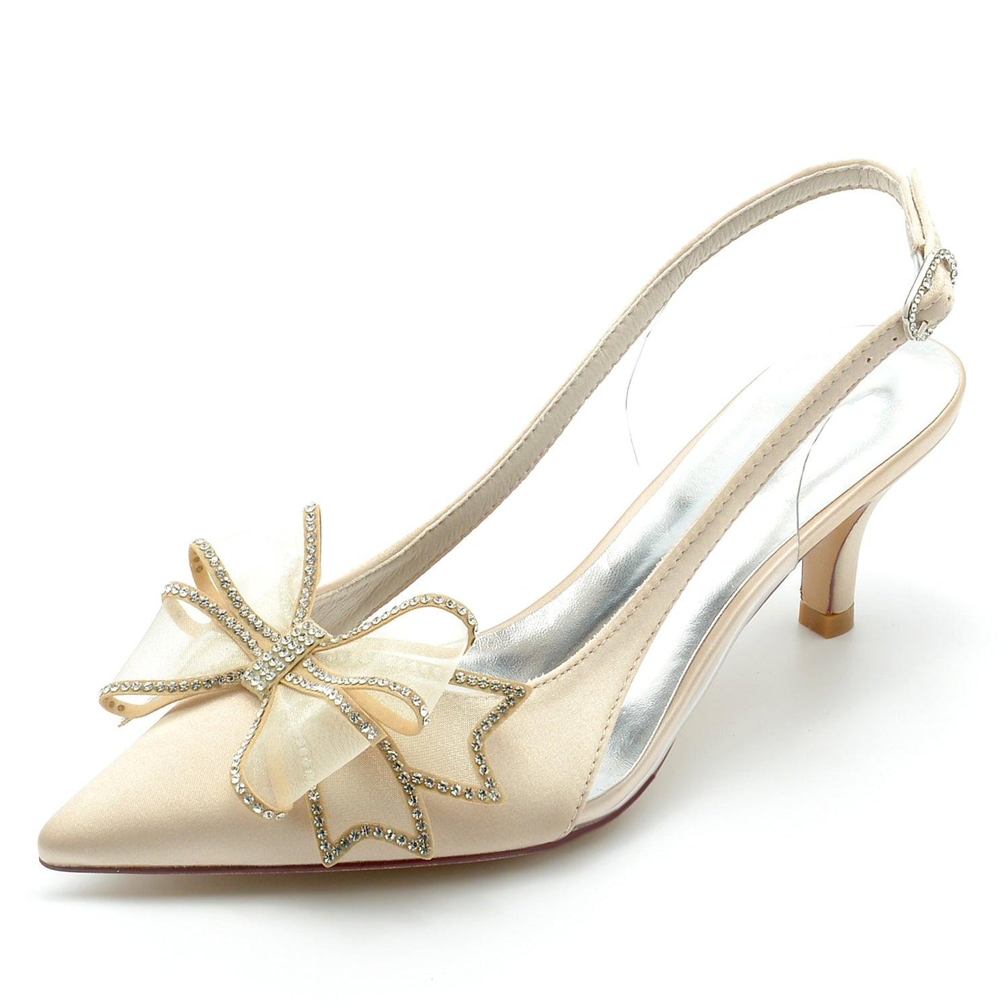 Stiletto Heel 6cm Silk-Like Shoes CK0218 - COCOMELODY
