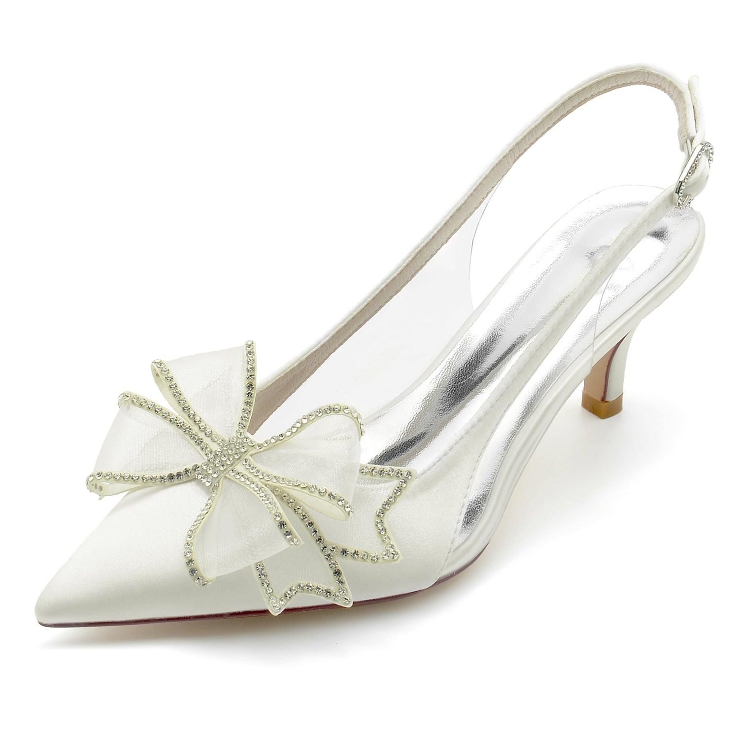 Stiletto Heel 6cm Silk-Like Shoes CK0218 - COCOMELODY