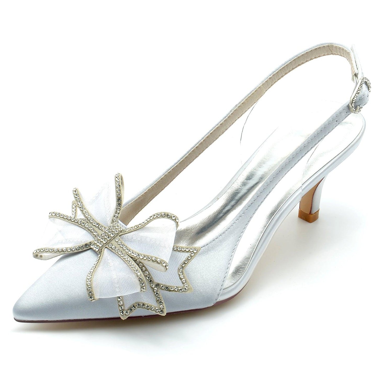 Stiletto Heel 6cm Silk-Like Shoes CK0218 - COCOMELODY