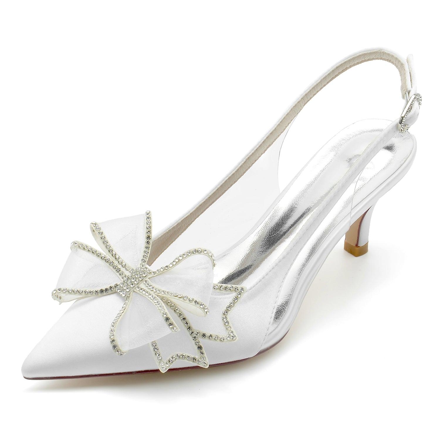 Stiletto Heel 6cm Silk-Like Shoes CK0218 - COCOMELODY