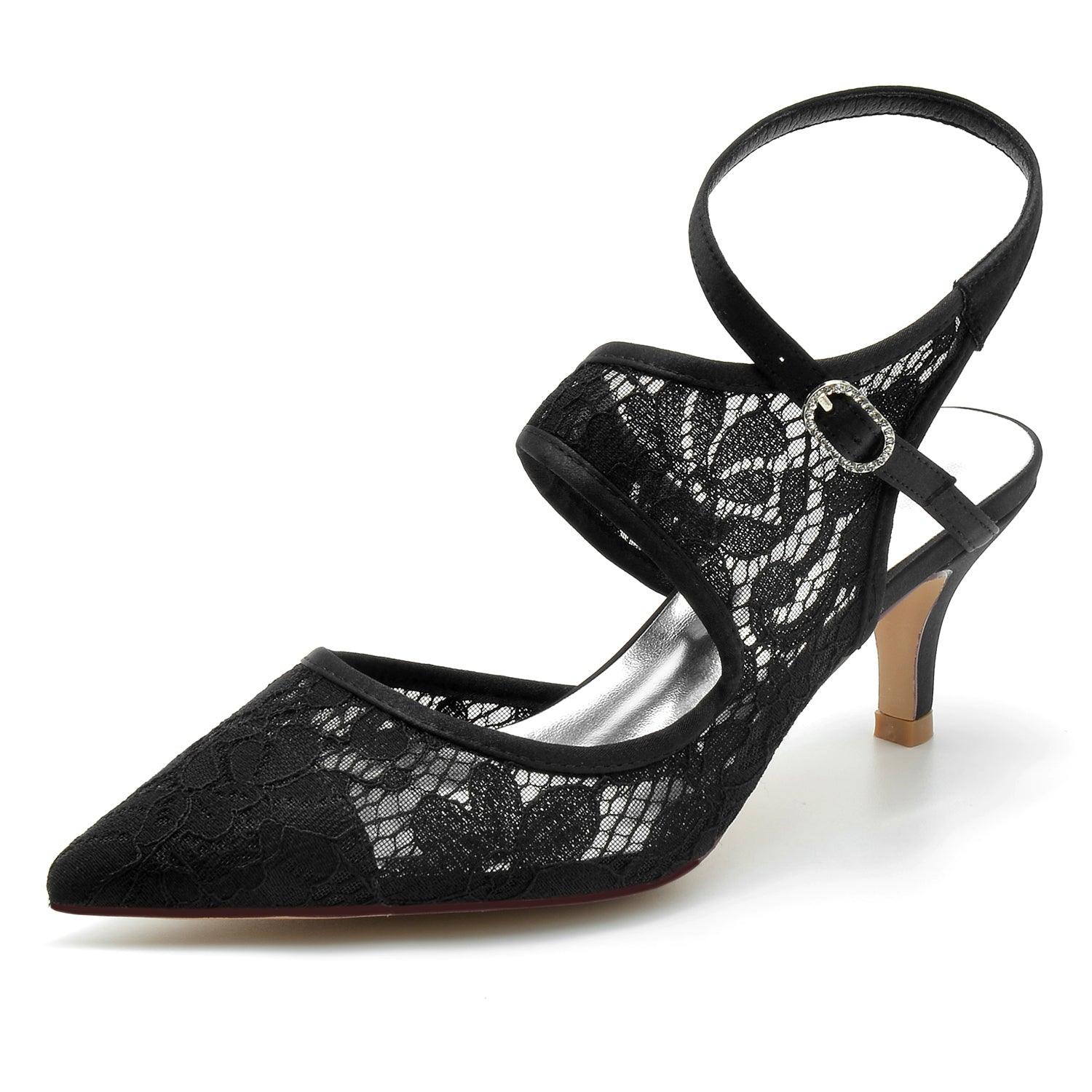 Stiletto Heel 6cm Lace Shoes CK0219 - COCOMELODY