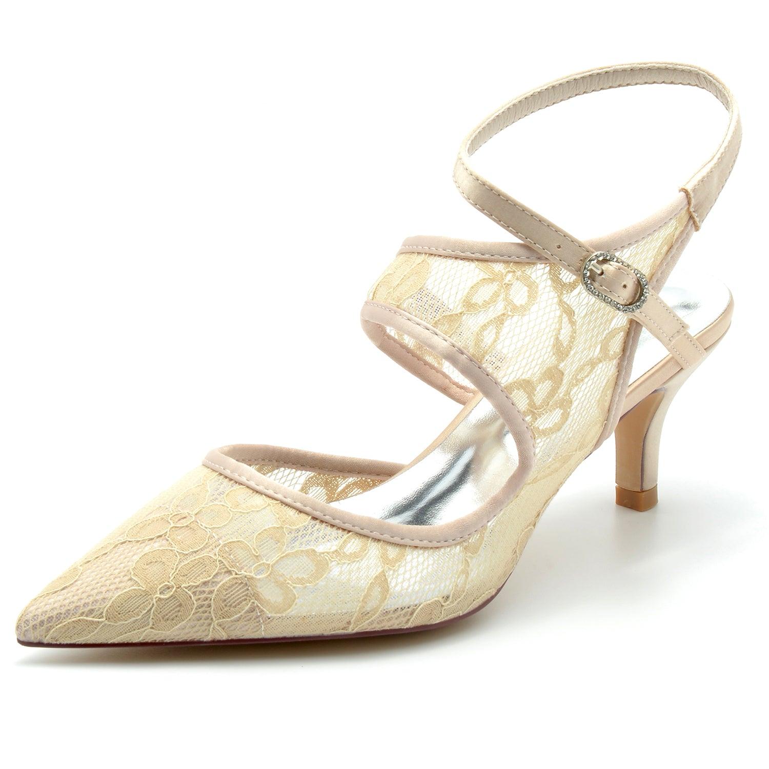 Stiletto Heel 6cm Lace Shoes CK0219 - COCOMELODY