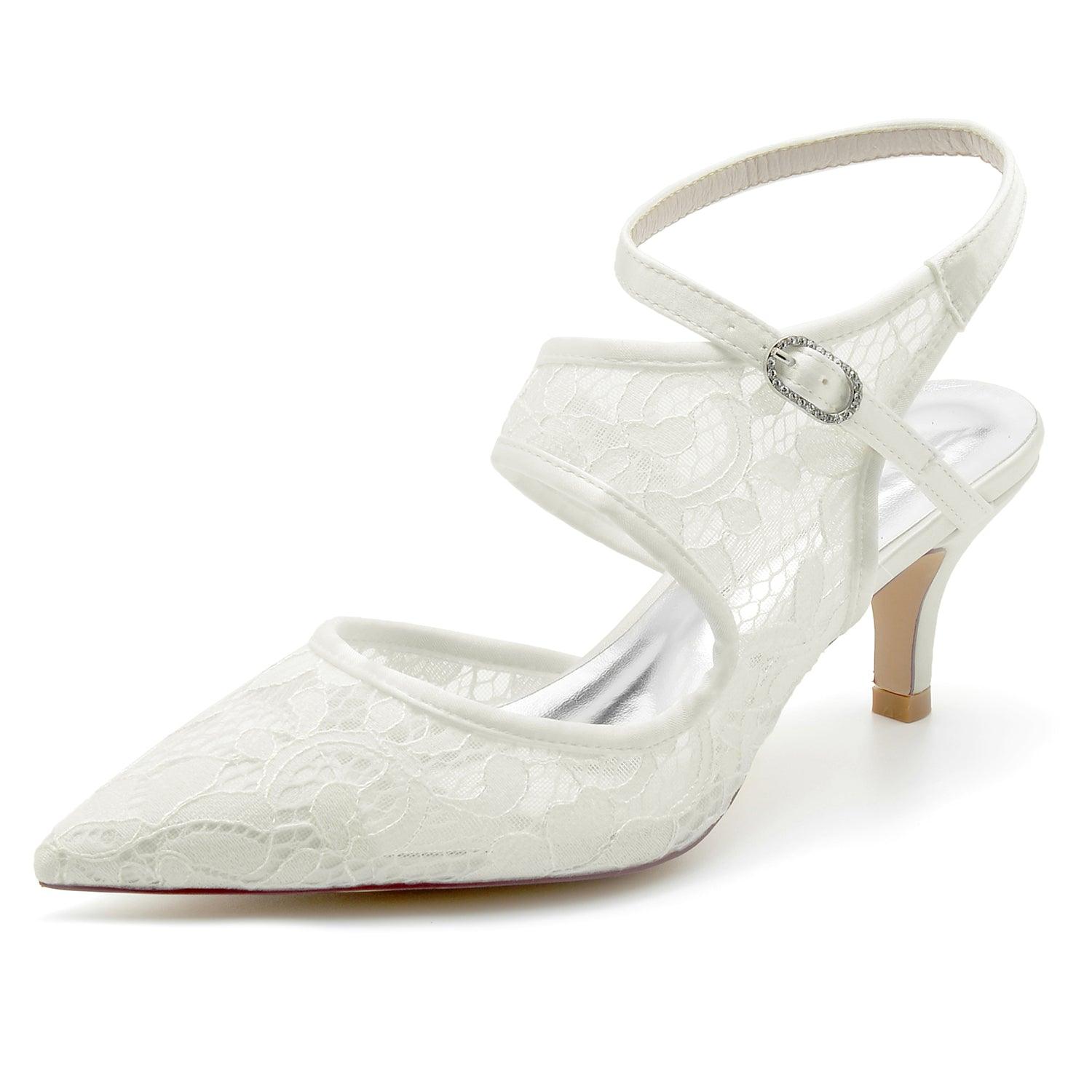 Stiletto Heel 6cm Lace Shoes CK0219 - COCOMELODY
