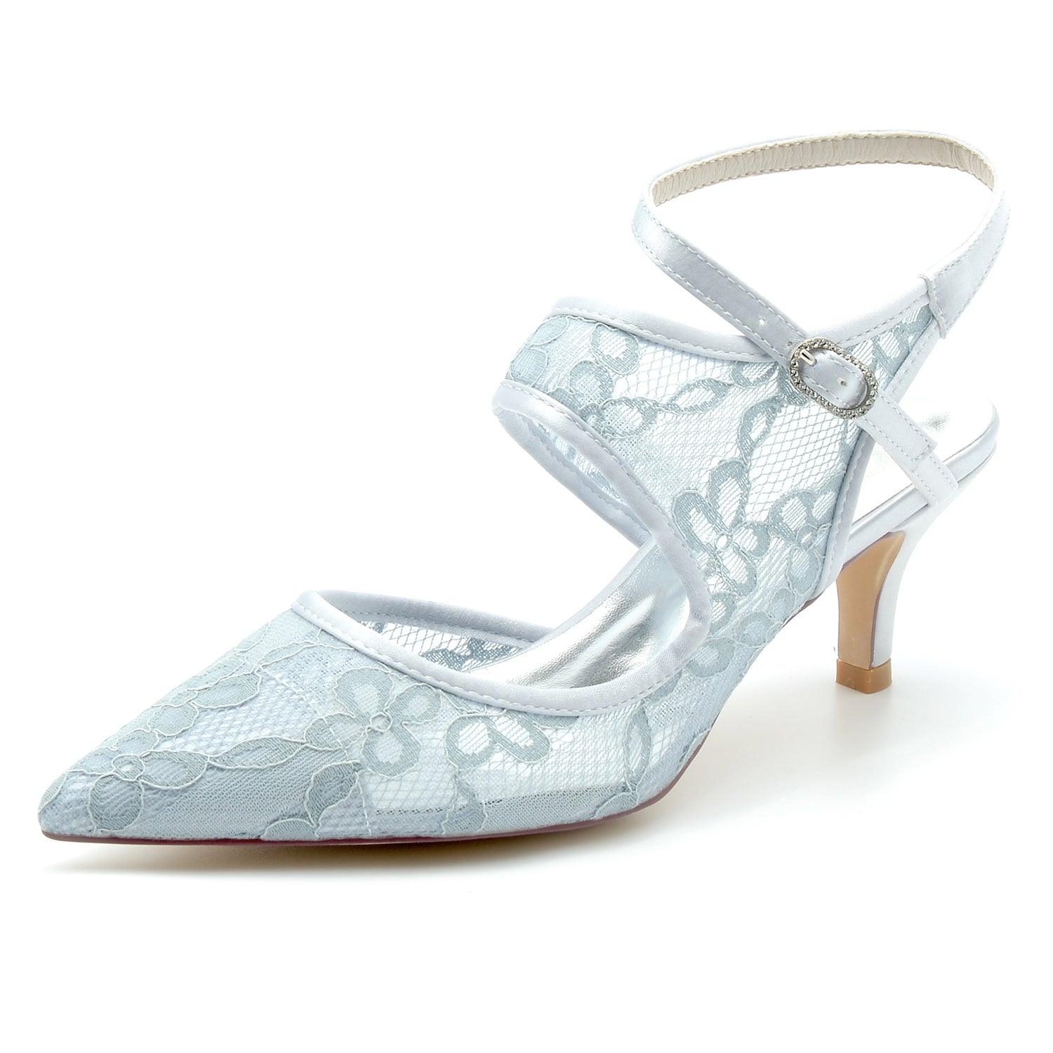 Stiletto Heel 6cm Lace Shoes CK0219 - COCOMELODY