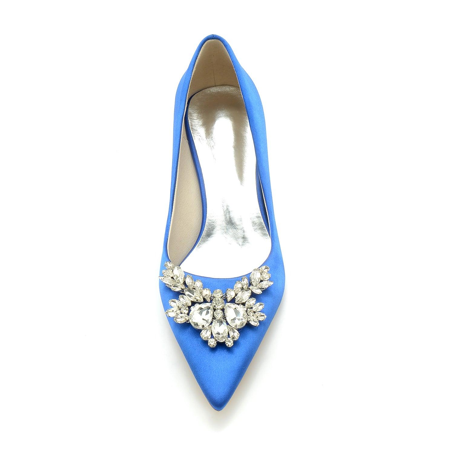 Stiletto Heel 6cm Silk-Like Shoes CK0221 - COCOMELODY