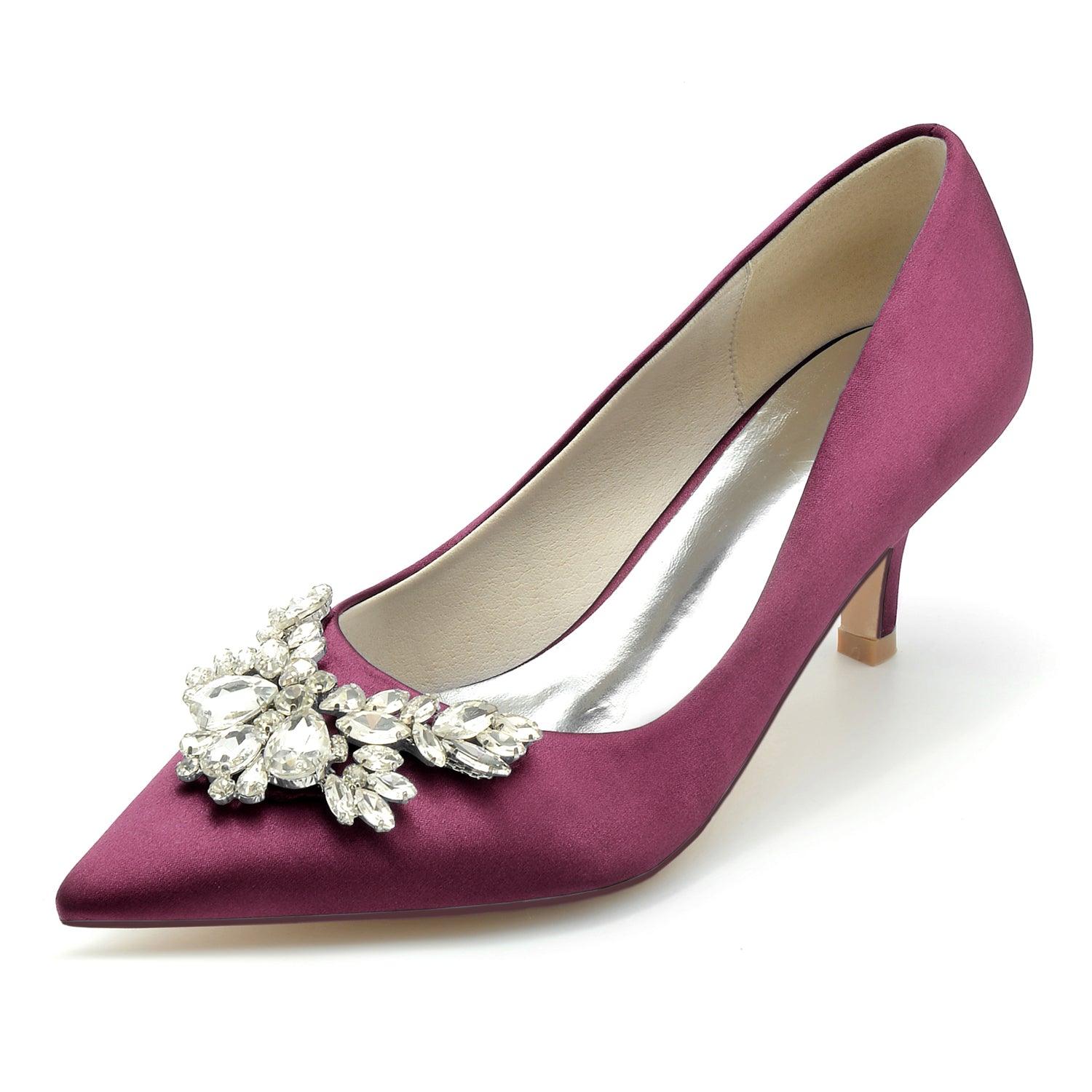Stiletto Heel 6cm Silk-Like Shoes CK0221 - COCOMELODY