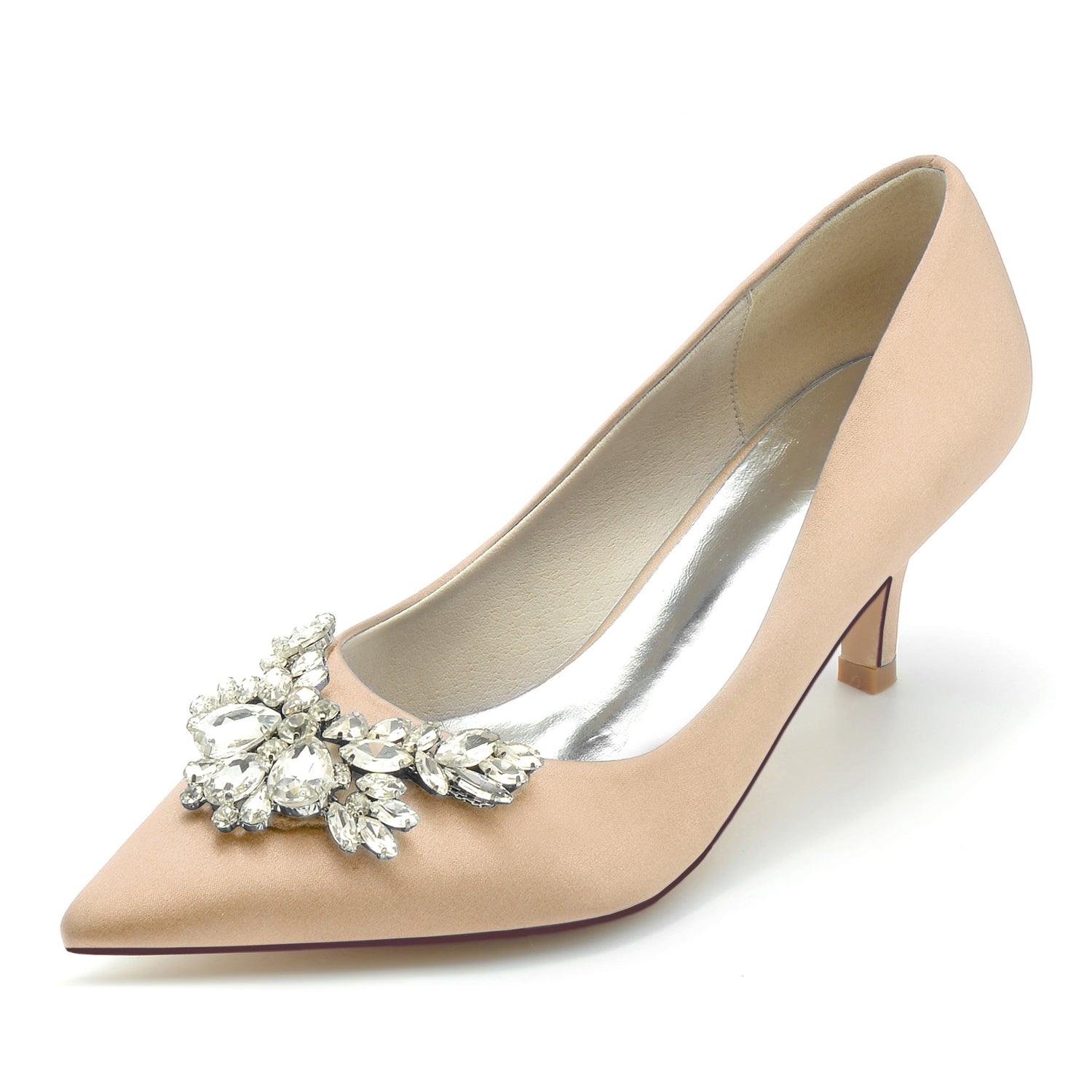 Stiletto Heel 6cm Silk-Like Shoes CK0221 - COCOMELODY