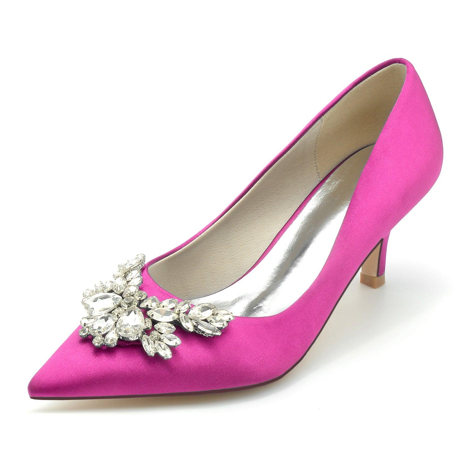 Stiletto Heel 6cm Silk-Like Shoes CK0221 - COCOMELODY