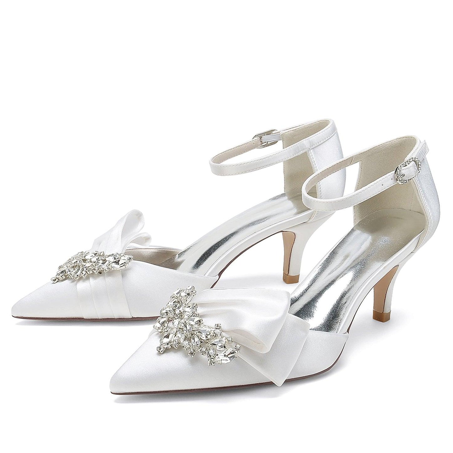 Stiletto Heel 6cm Silk-Like Shoes CK0227 - COCOMELODY