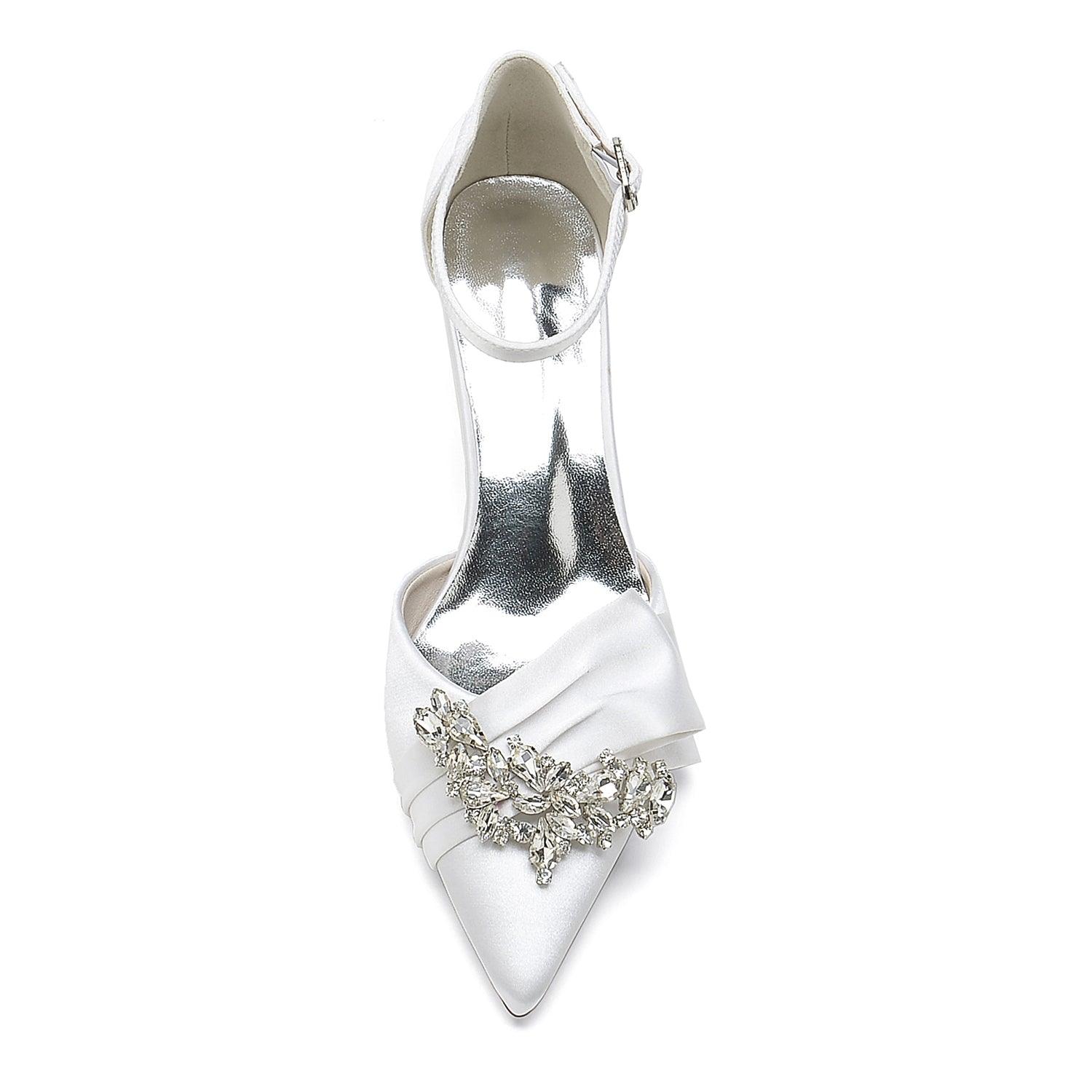 Stiletto Heel 6cm Silk-Like Shoes CK0227 - COCOMELODY