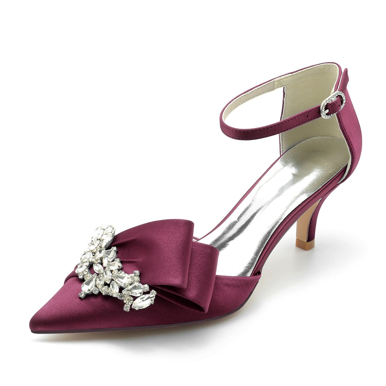 Stiletto Heel 6cm Silk-Like Shoes CK0227 - COCOMELODY