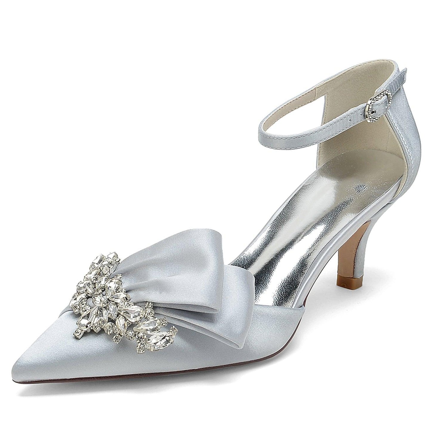 Stiletto Heel 6cm Silk-Like Shoes CK0227 - COCOMELODY