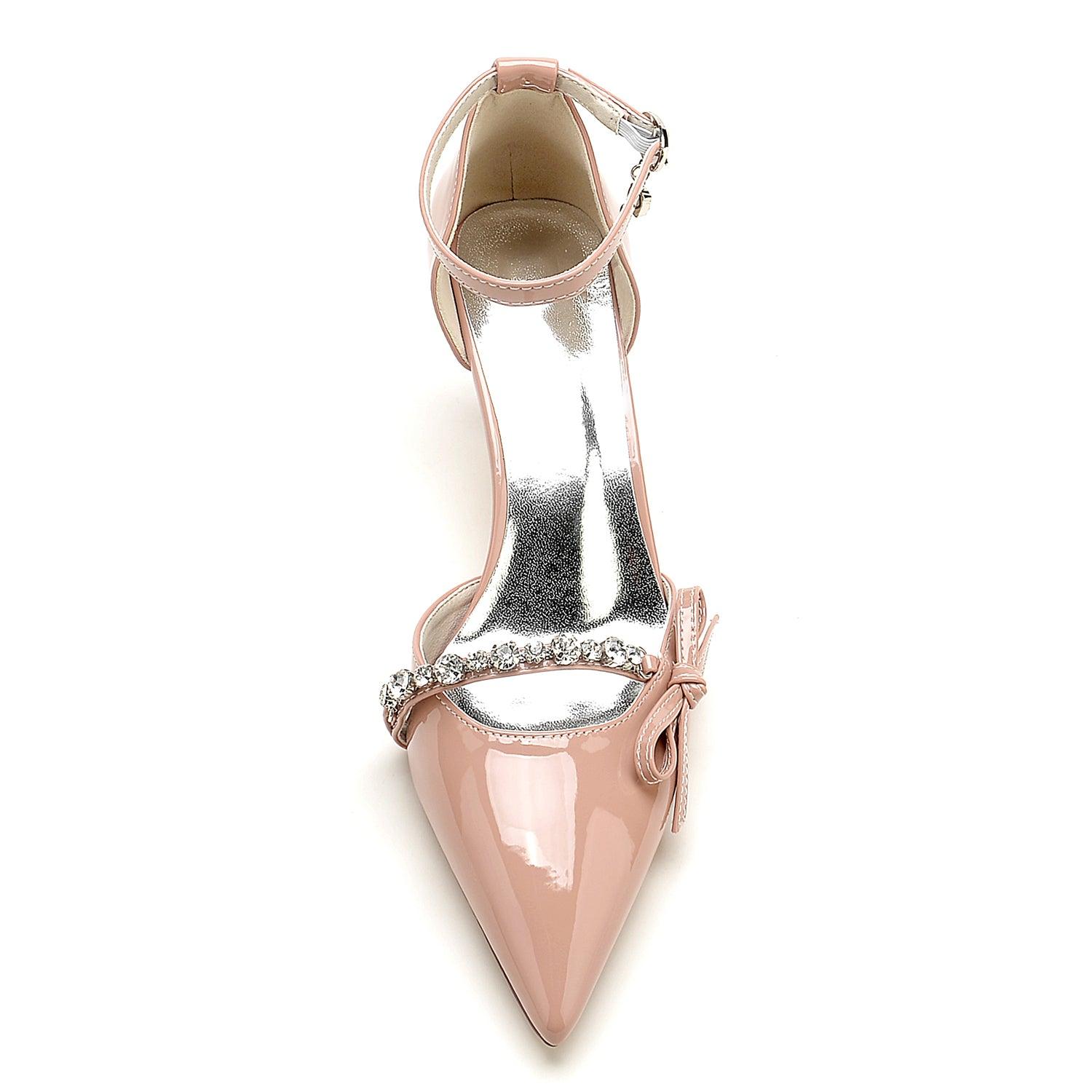Stiletto Heel 6cm Patent Leather Shoes CK0235 - COCOMELODY