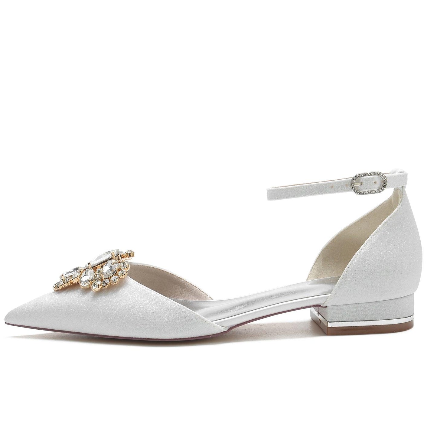 Flat Heel 2.5cm Glitter Shoes CK0241 - COCOMELODY